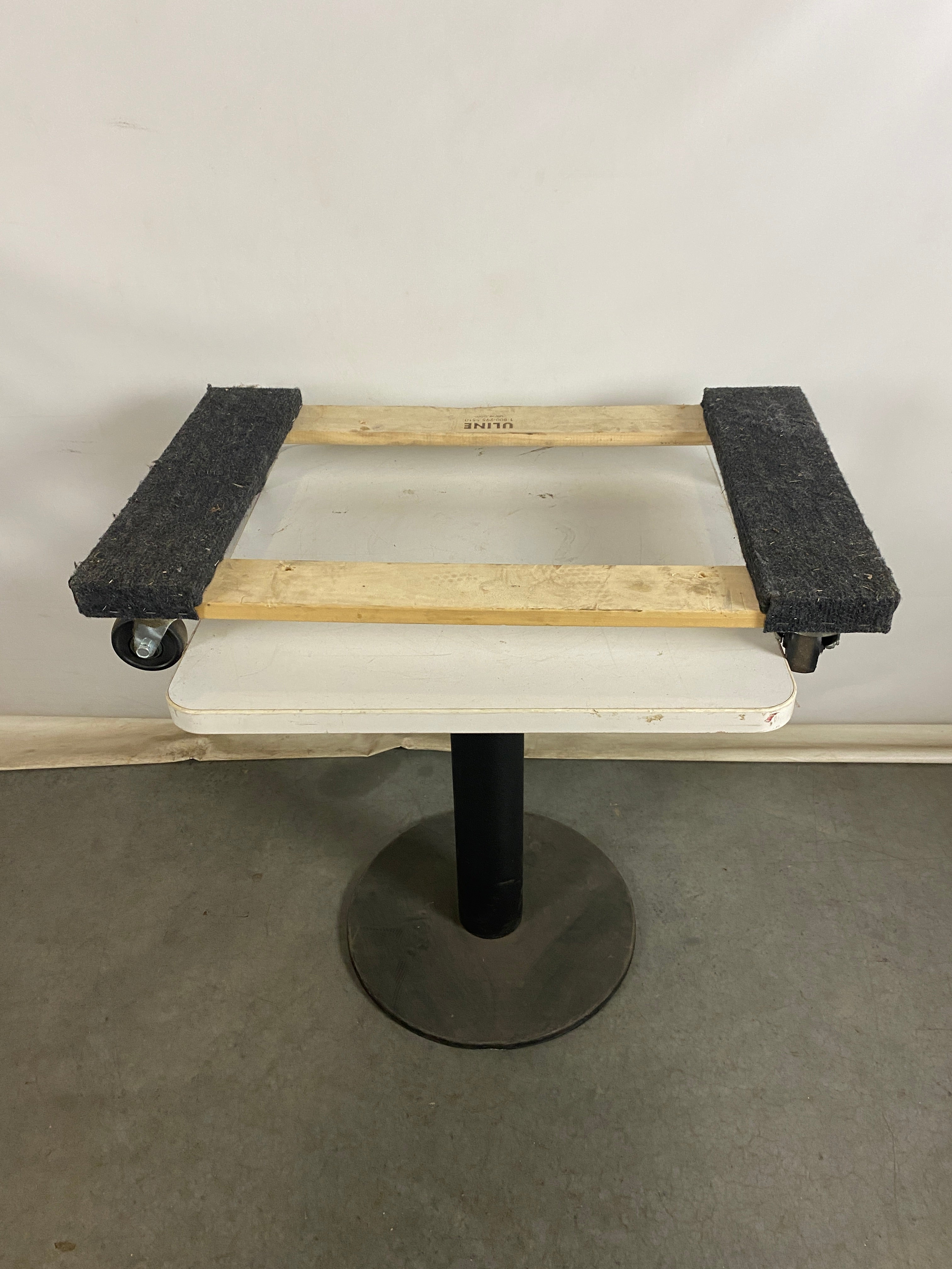 Uline Wooden Padded Floor Dolly