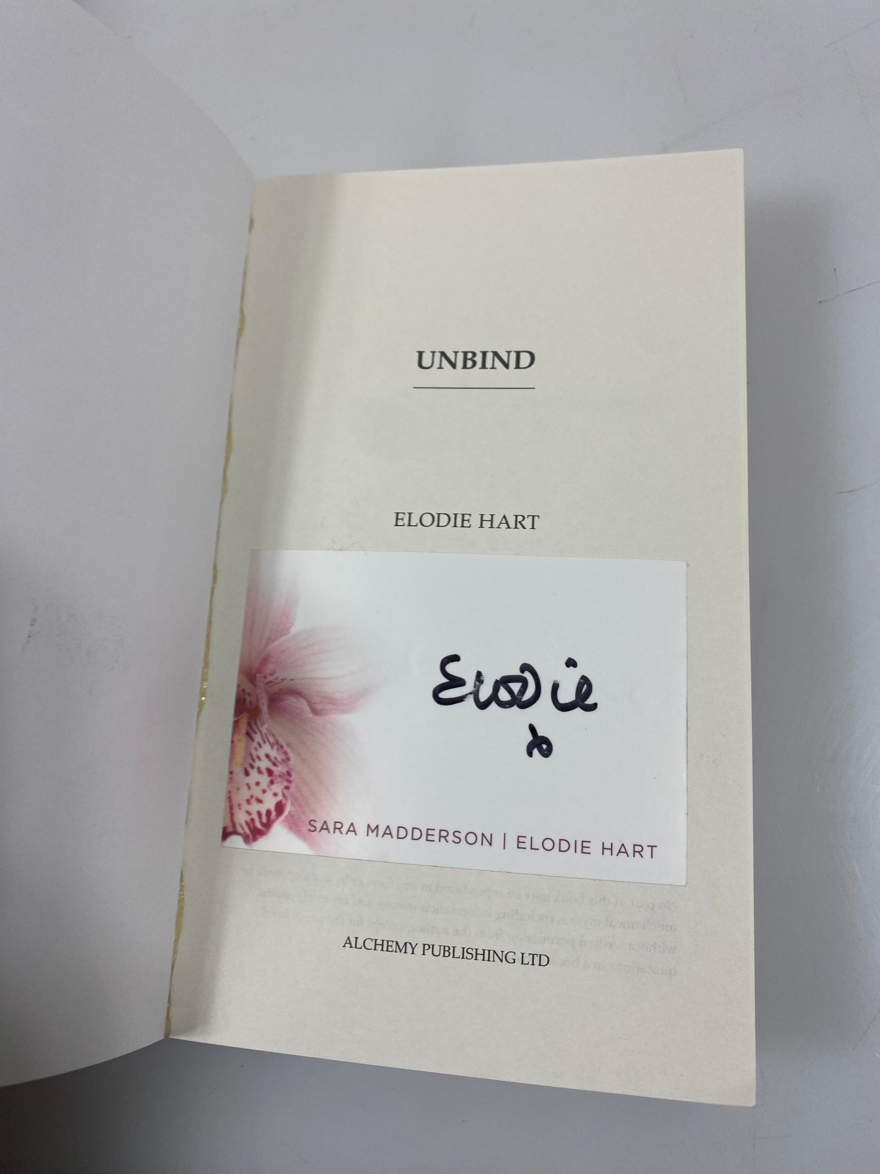 Unbind Alchemy Book 6 Elodie Hart 2024 *Signed*