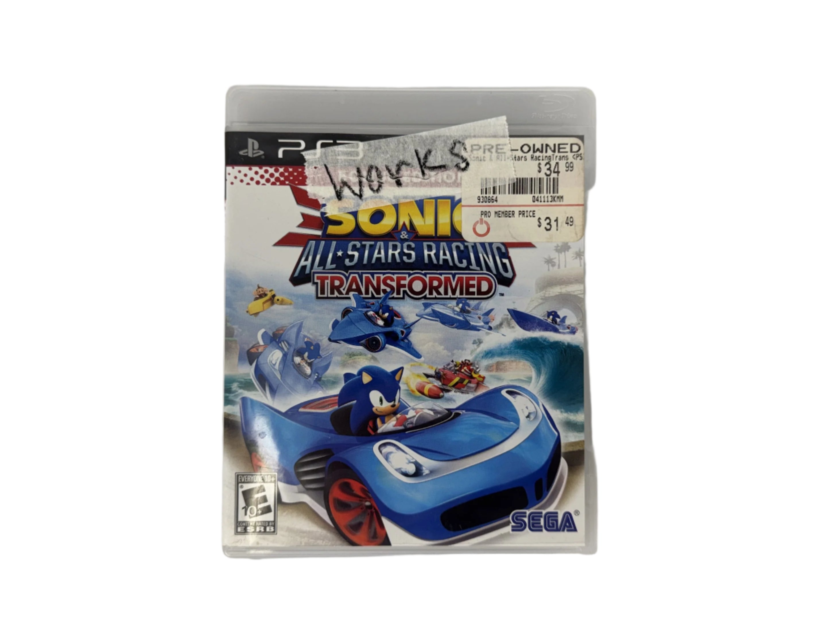 Sonic & All Stars Racing Transformed - PlayStation 3