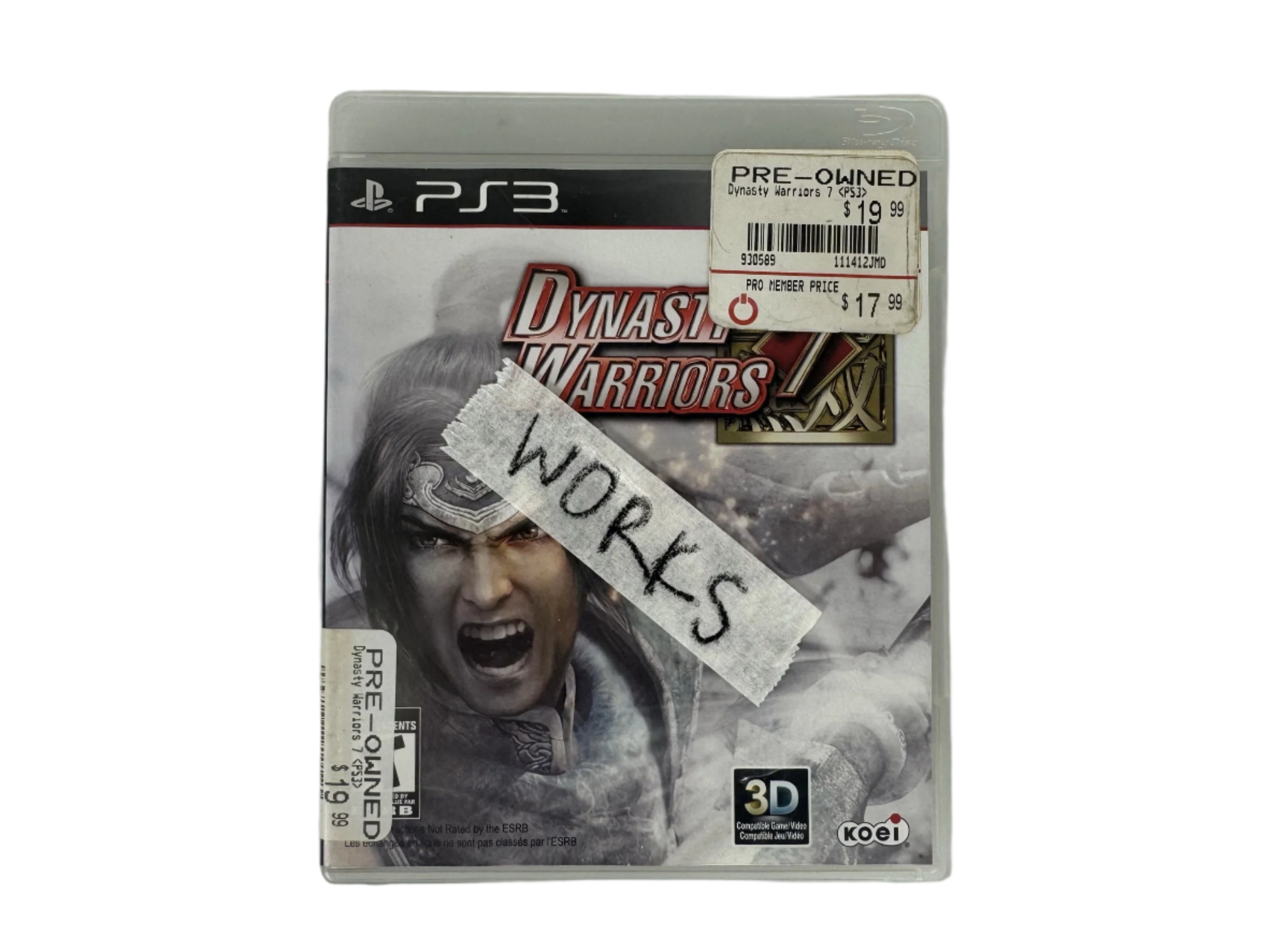 Dynasty Warriors - PlayStation 3
