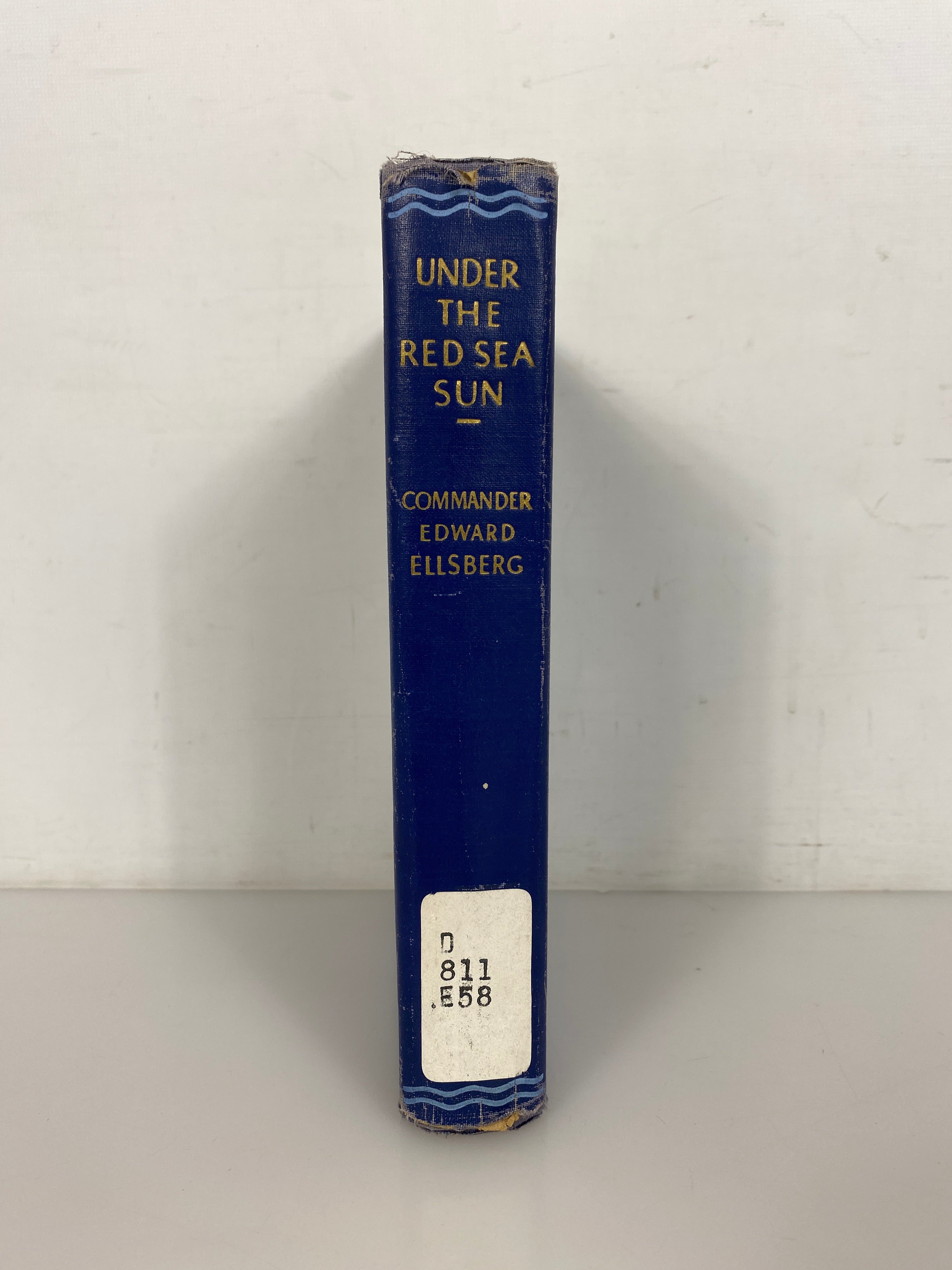 Under the Red Sea Sun by Commander Edward Ellsberg 1946 Ex-Library HC