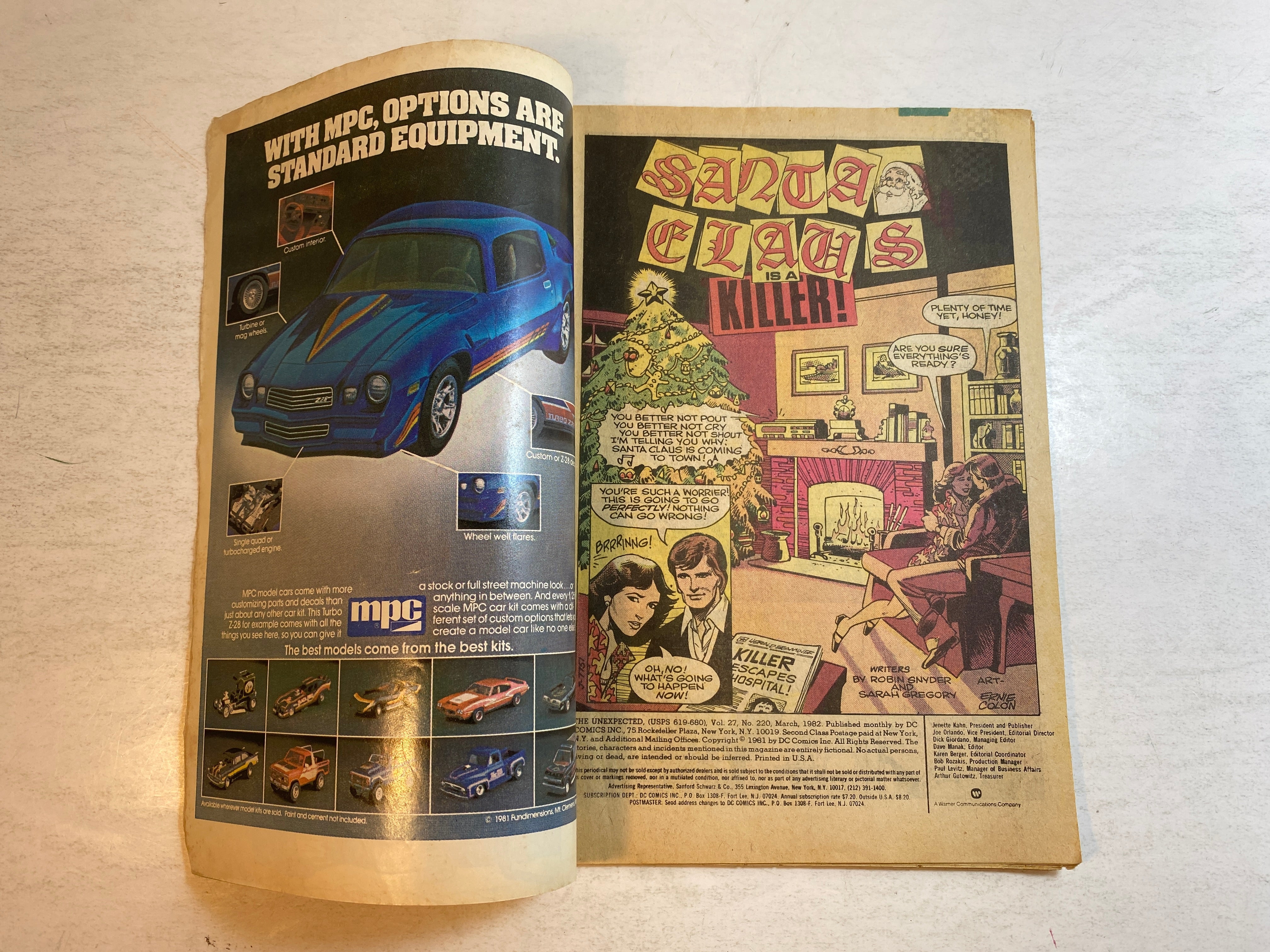 Unexpected 220 DC Comic 1982