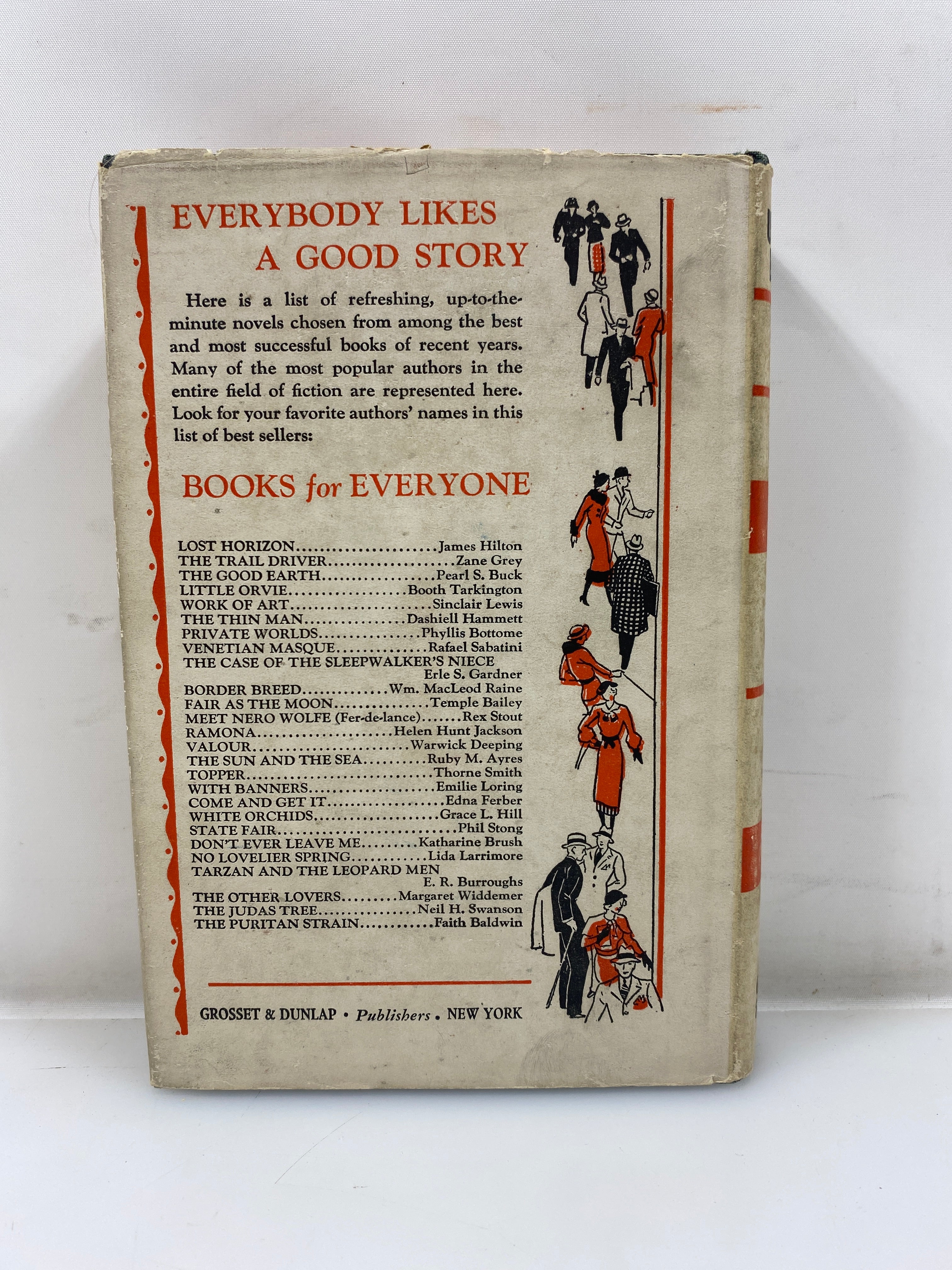 Unfinished Business by John Erskine 1931 1st Ed. HCDJ