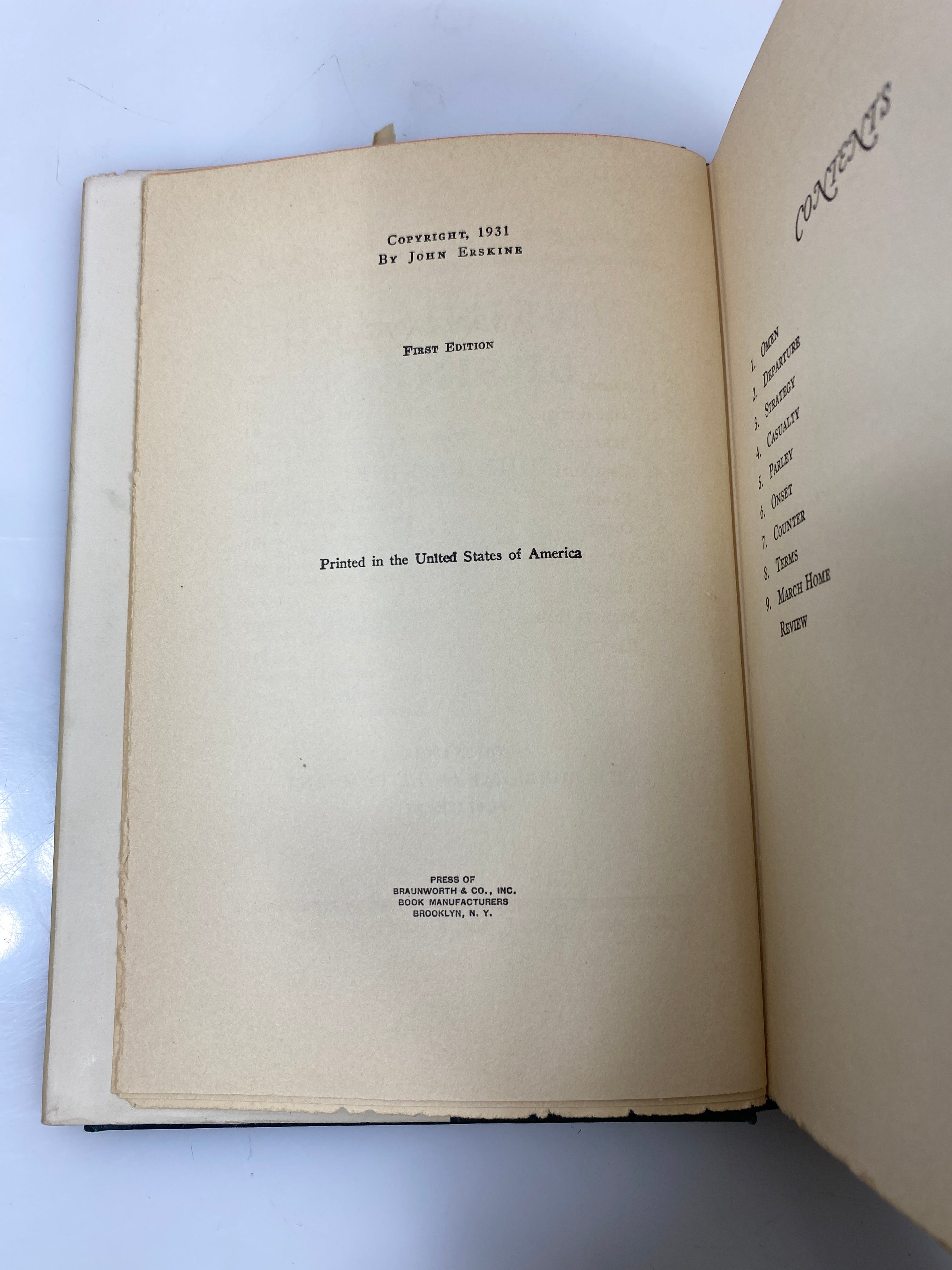 Unfinished Business by John Erskine 1931 1st Ed. HCDJ