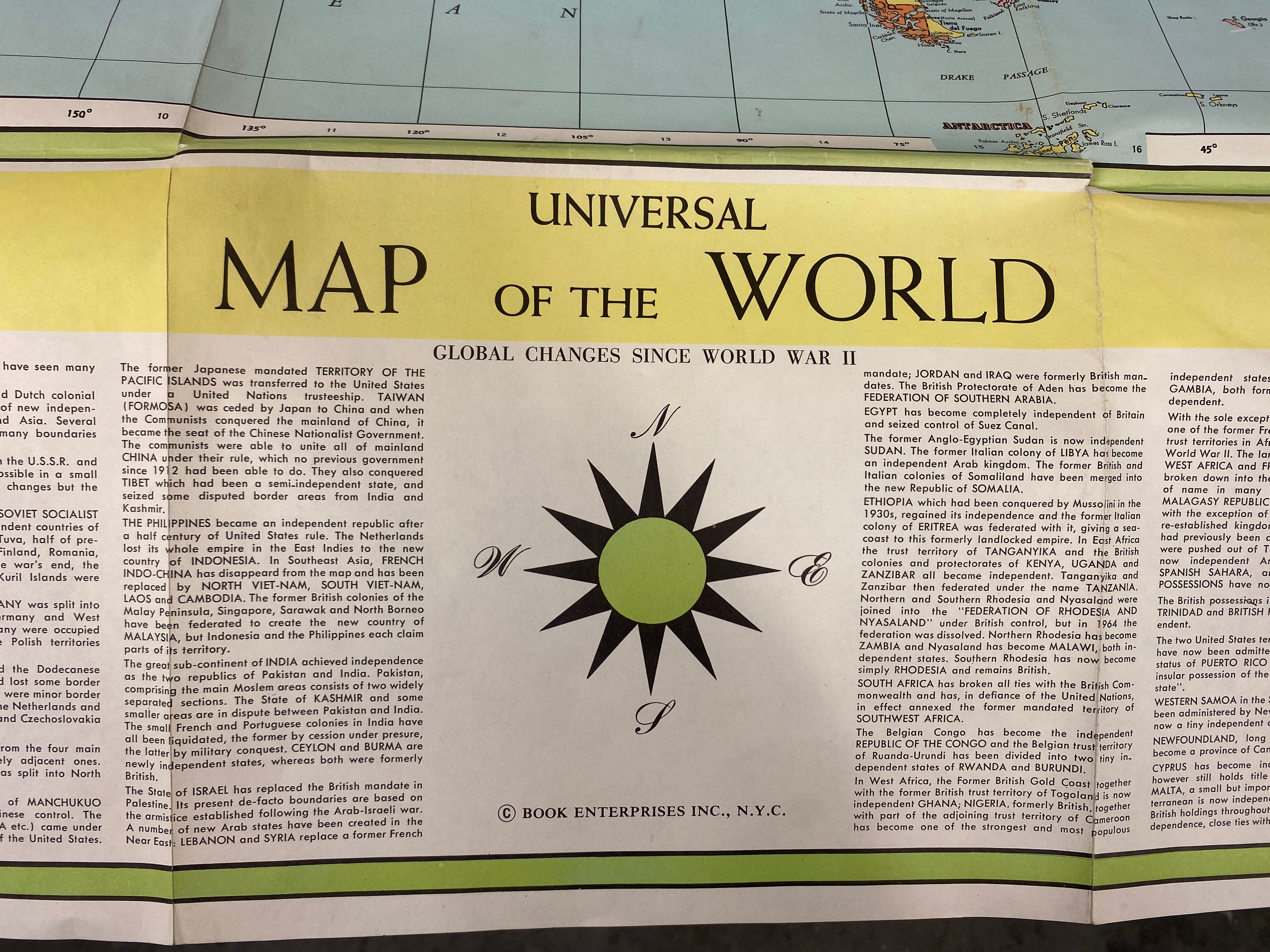 Universal Map of the World Book Enterprises Inc