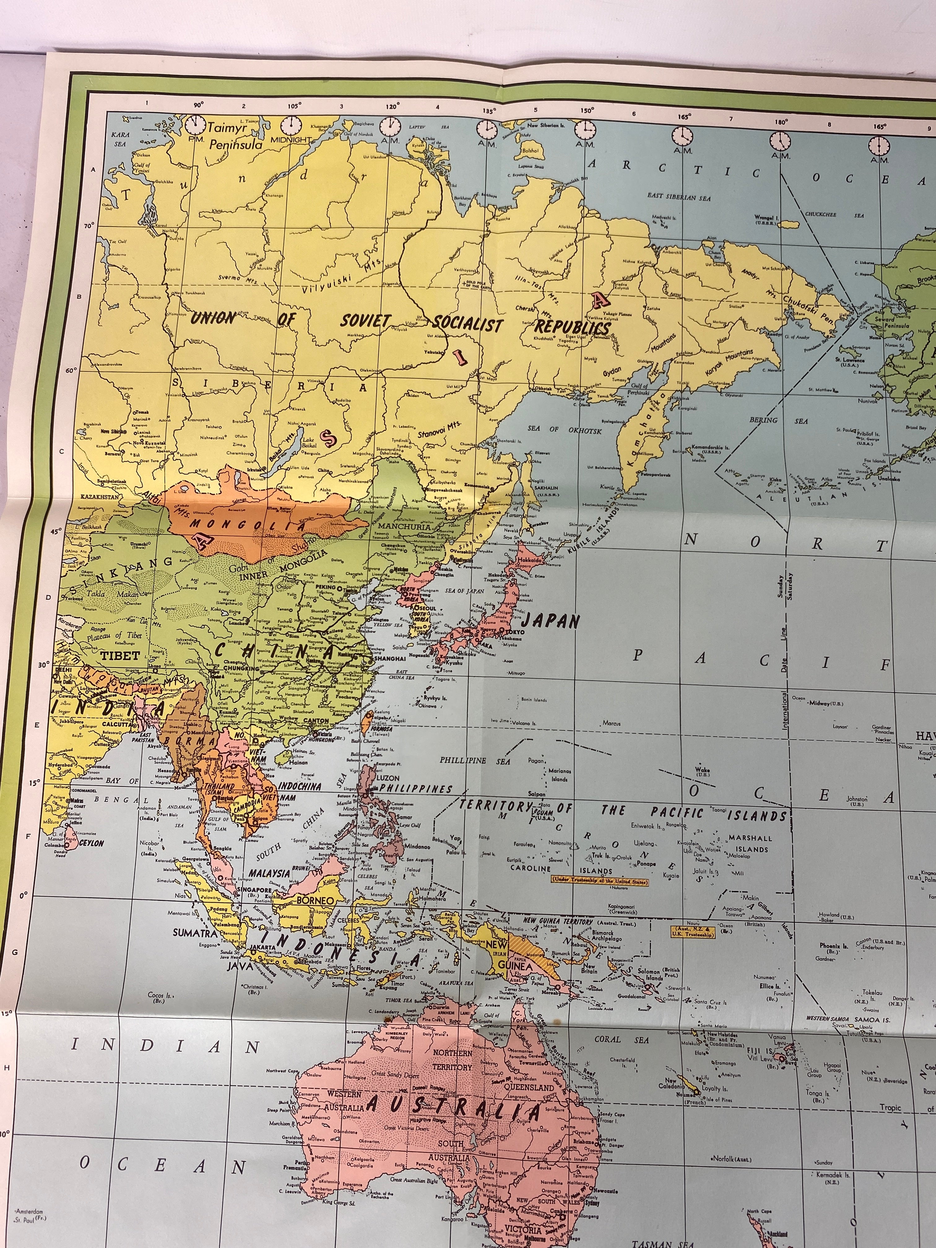 Universal Map of the World Book Enterprises Inc