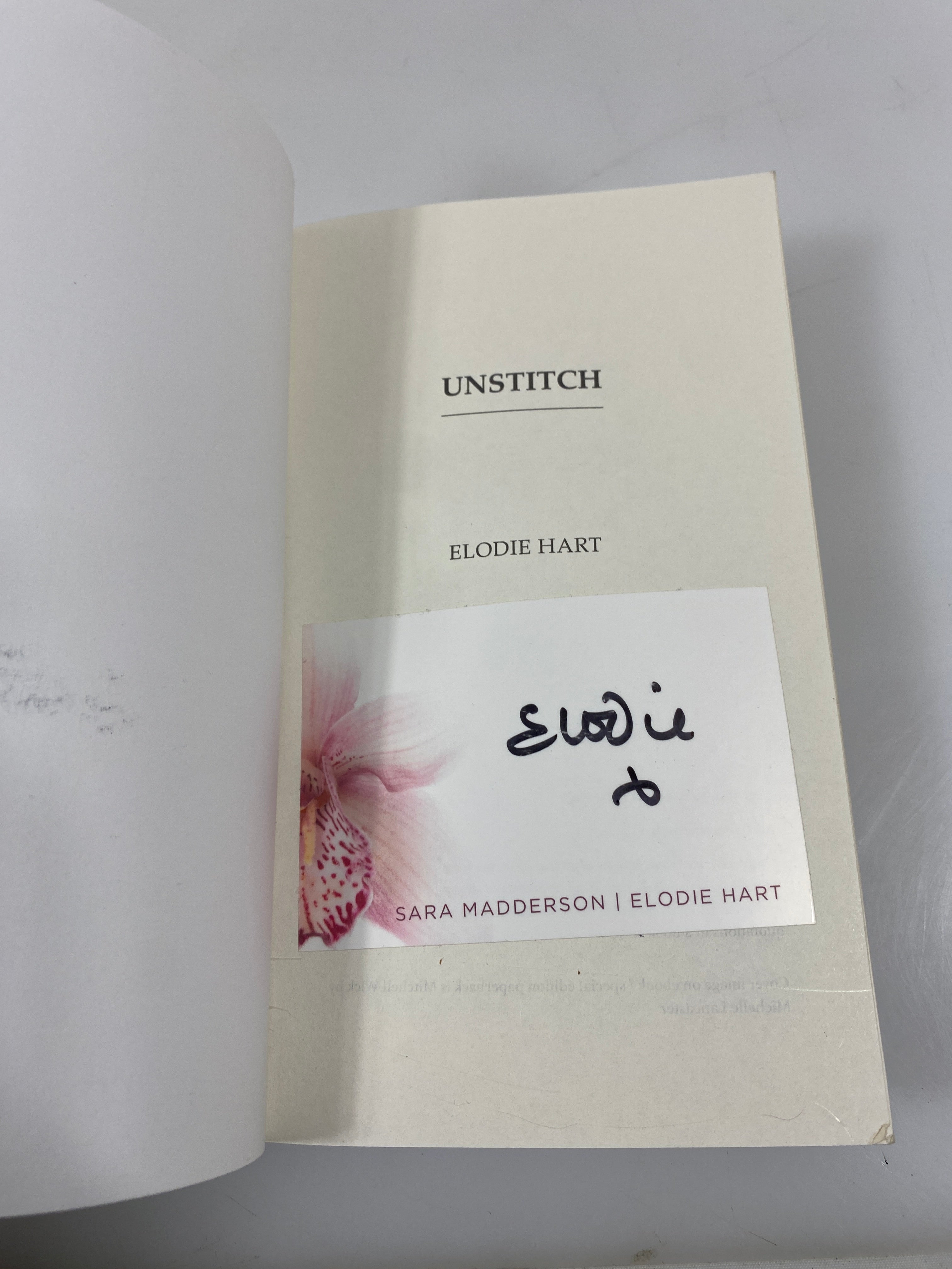 Unstitch Alchemy Book 5 Elodie Hart 2024 *Signed*