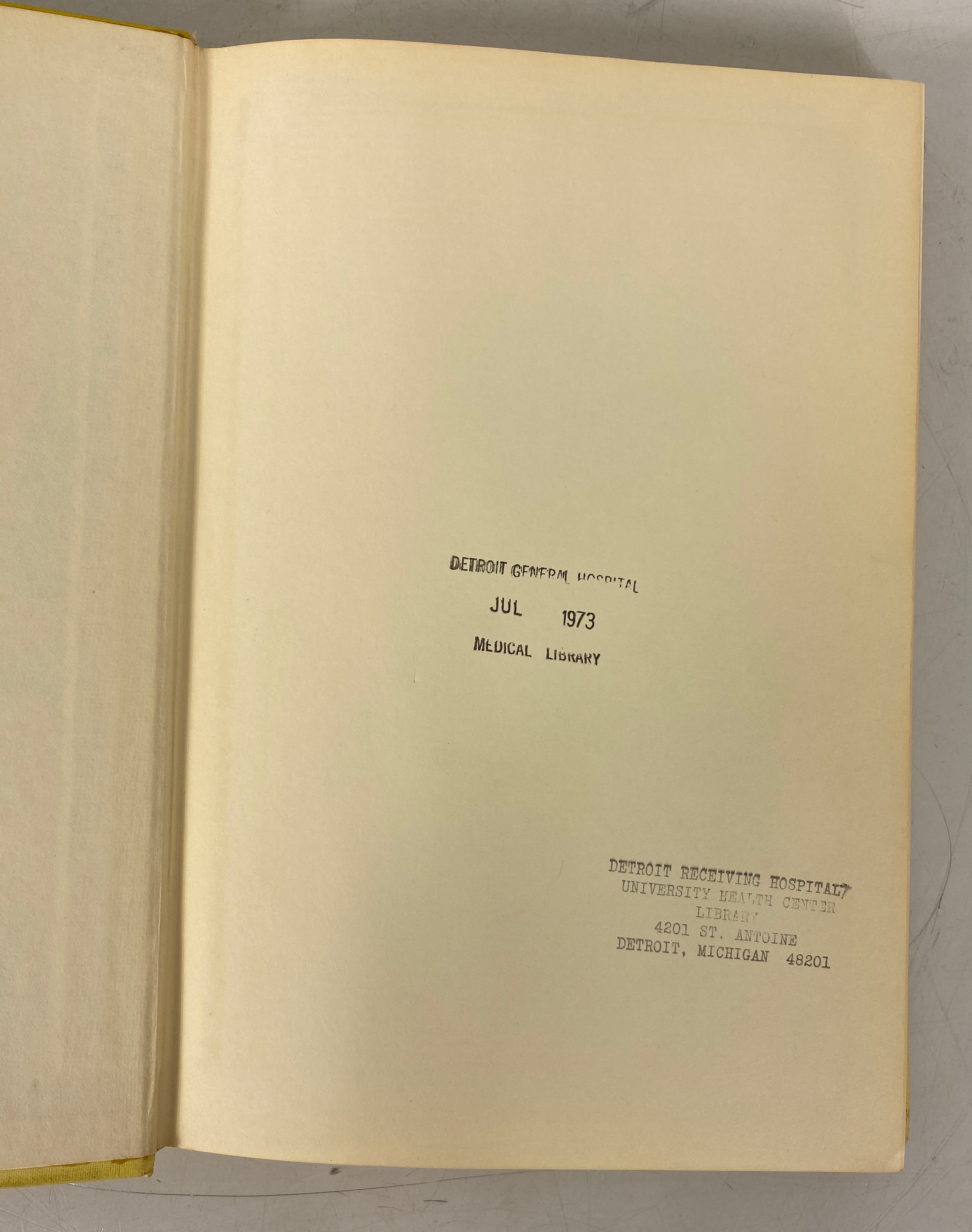 Urinary Infections by Thomas Stamey 1972 Vintage HC