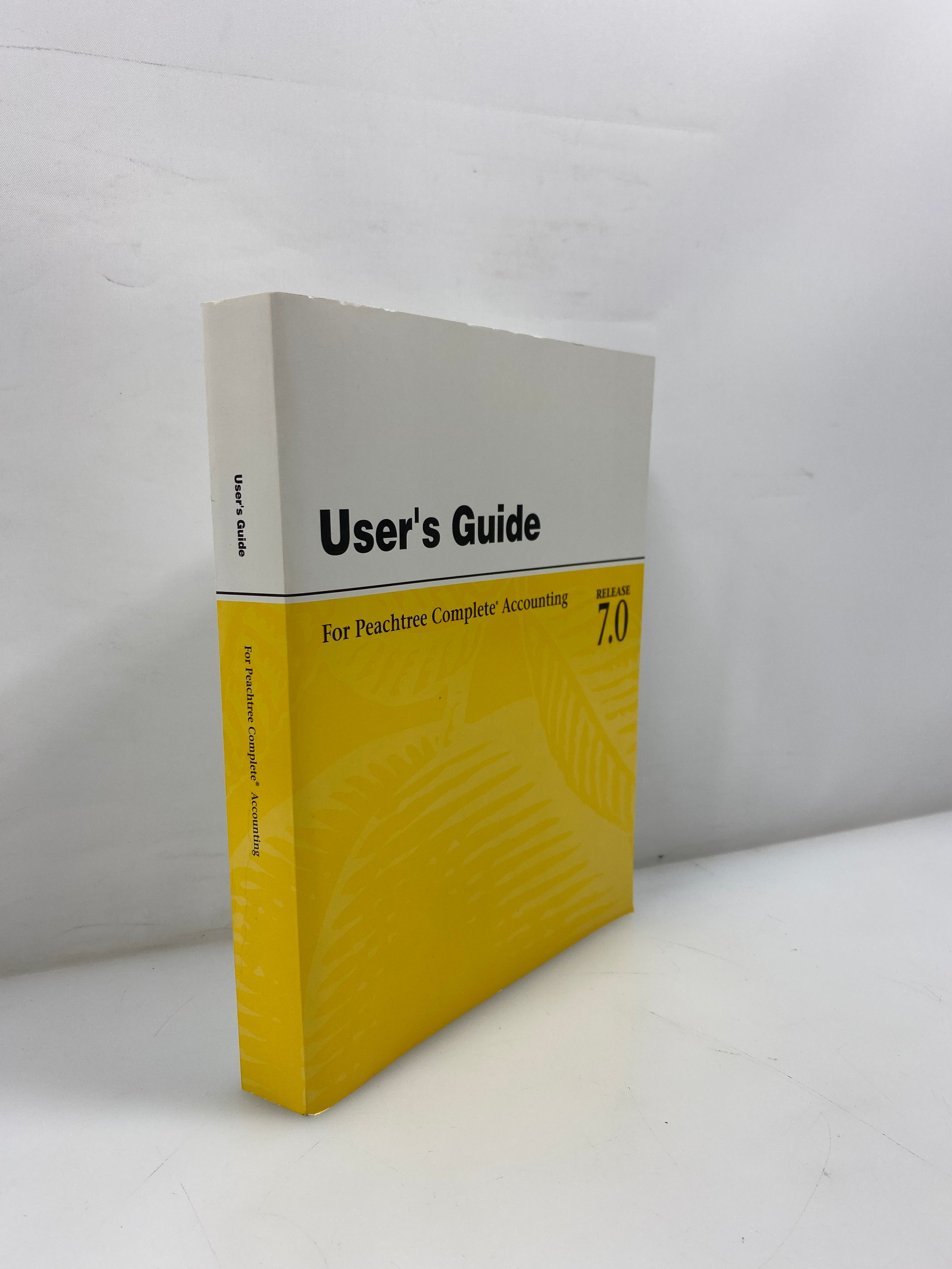 User's Guide For Peachtree Complete Accounting Release 7 1999 SC