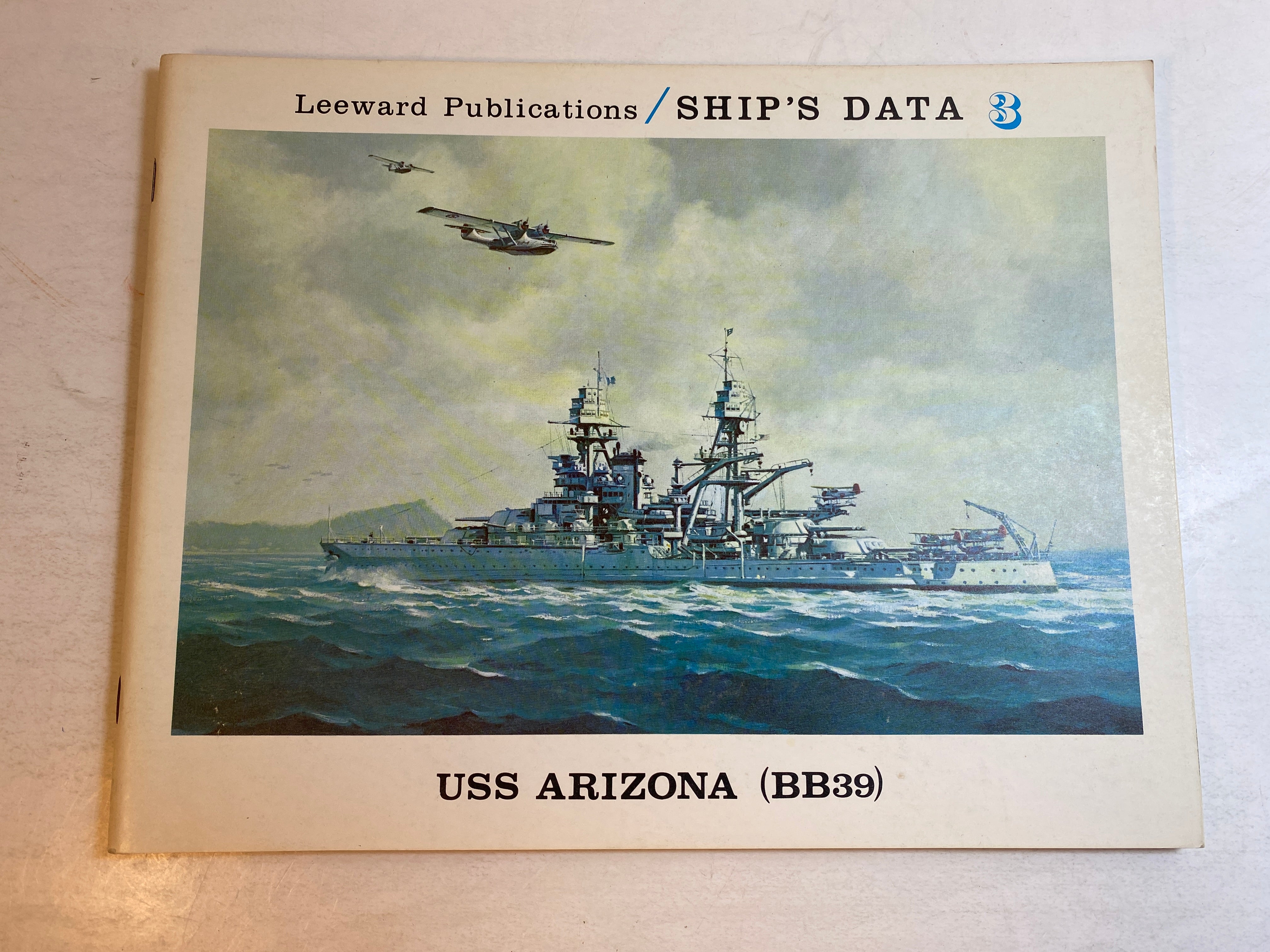 USS Arizona BB39 Ship's Data 3 1978 Leeward Publications