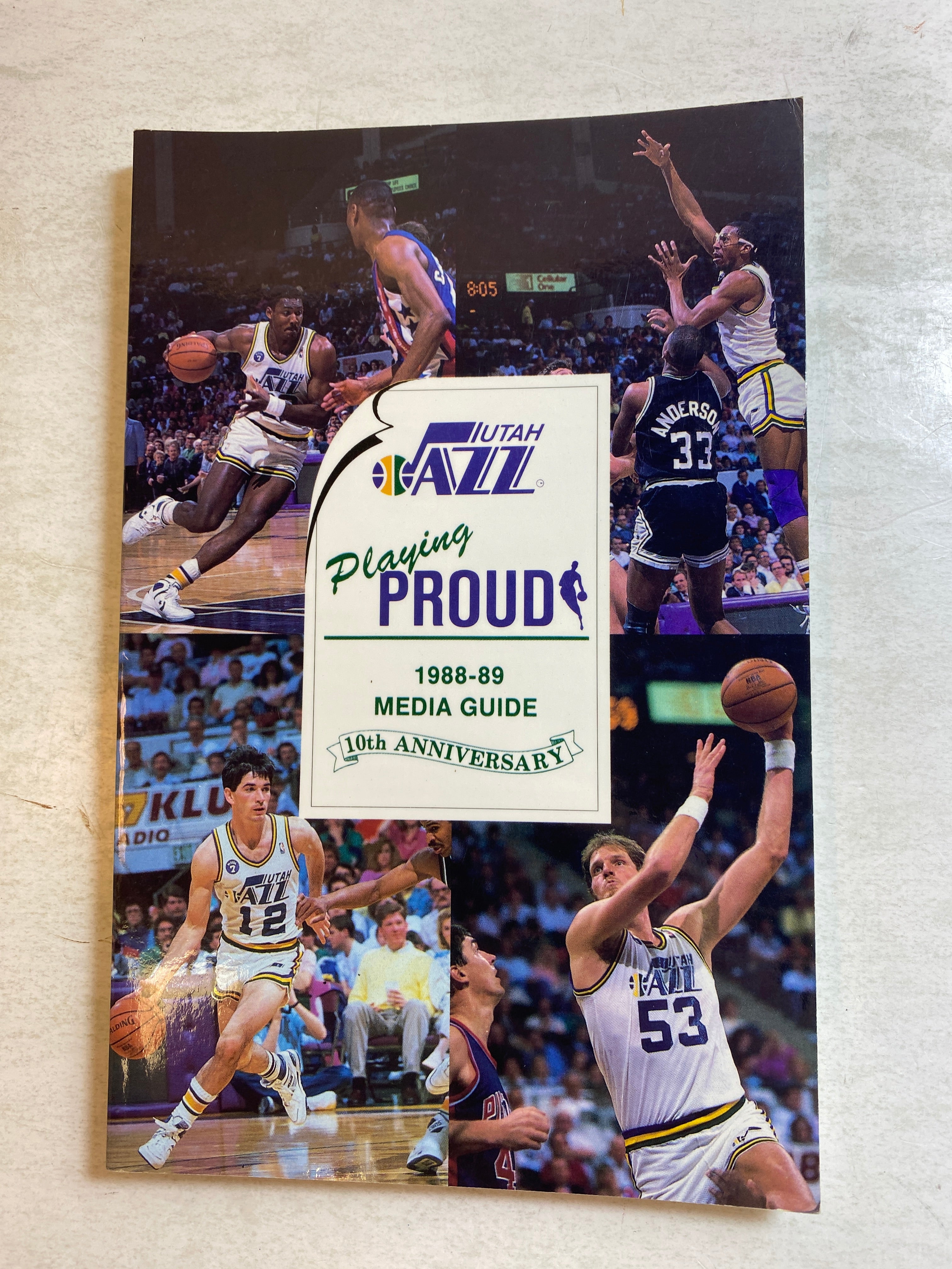 Utah Jazz NBA Media Guide 1988-1989