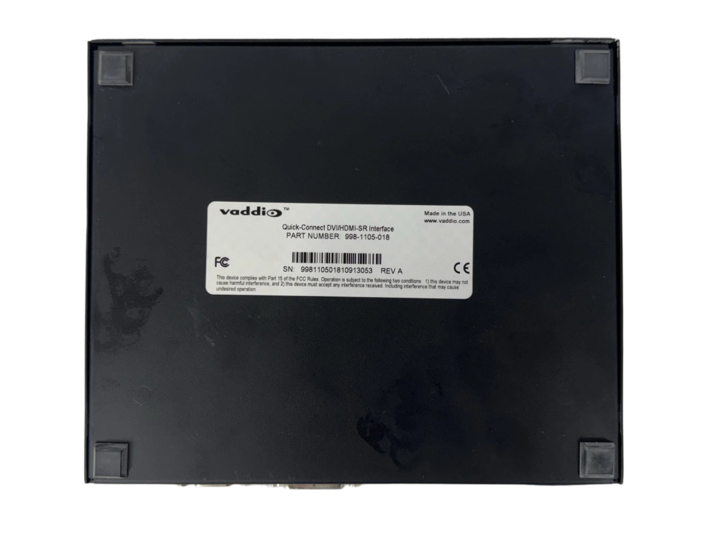 Vaddio 998-1105-018 Quick-Connect DVI/HDMI SR Interface