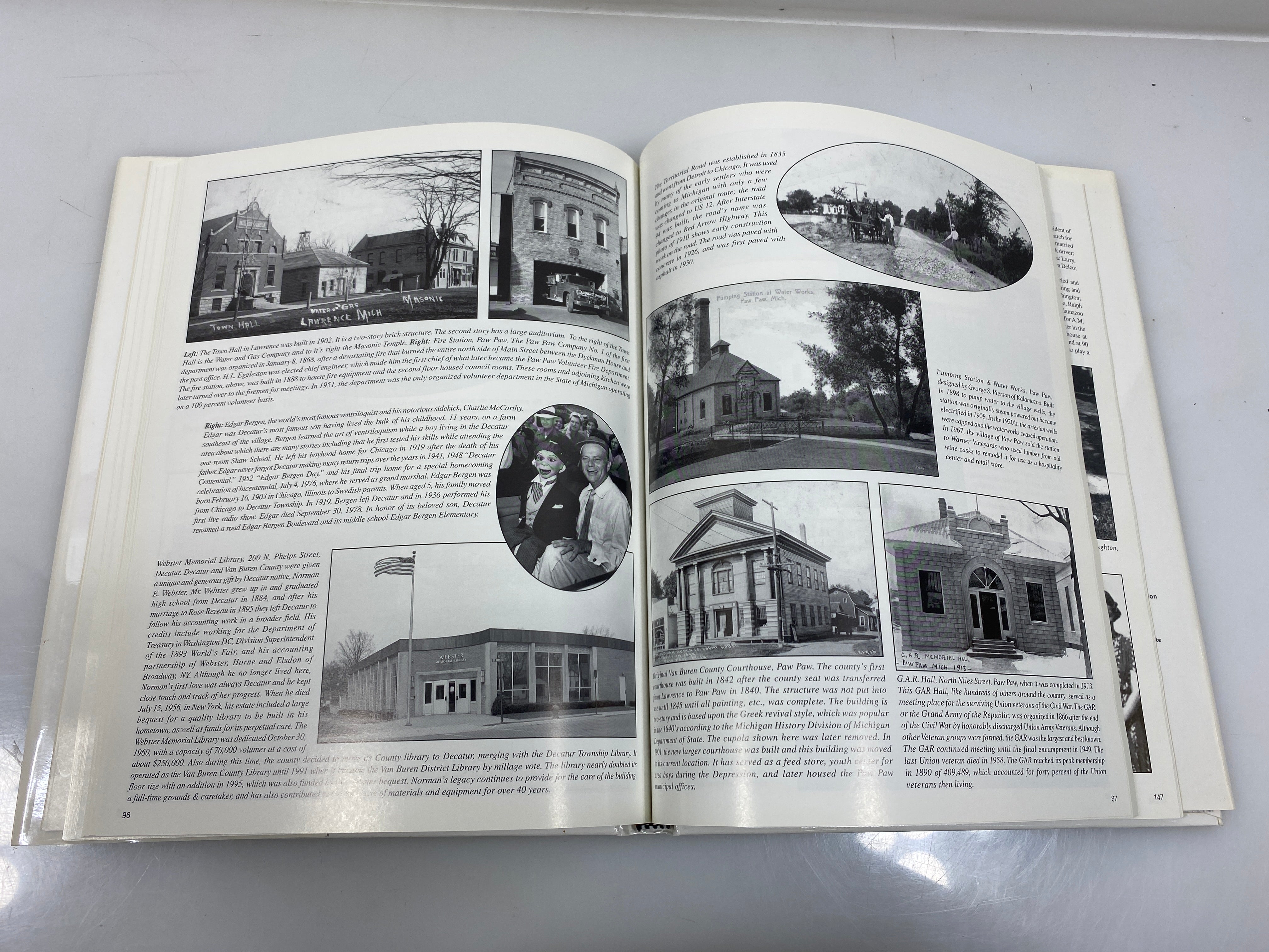 Van Buren County Michigan a Pictorial History 2003 HCDJ