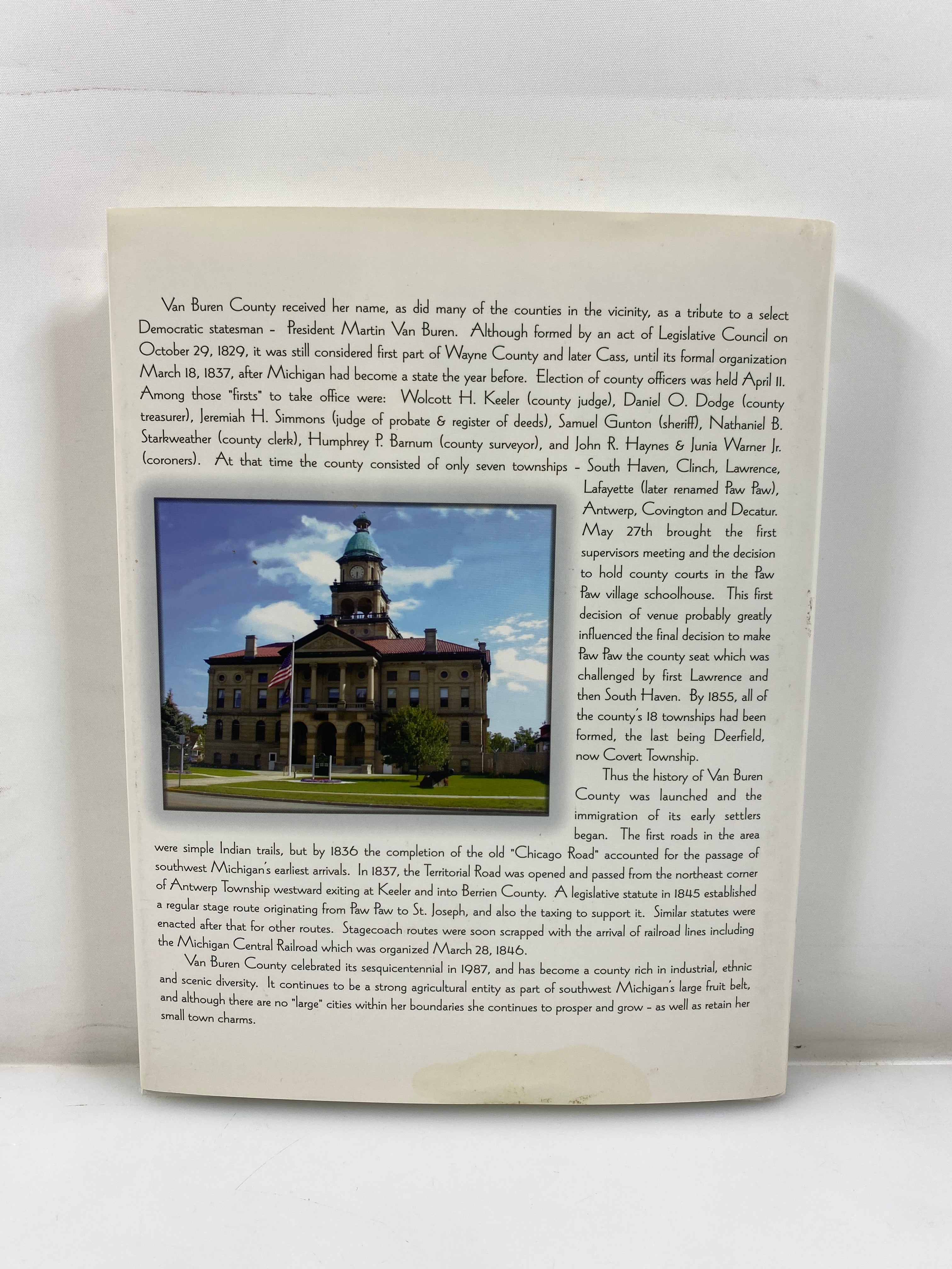Van Buren County Michigan a Pictorial History 2003 HCDJ