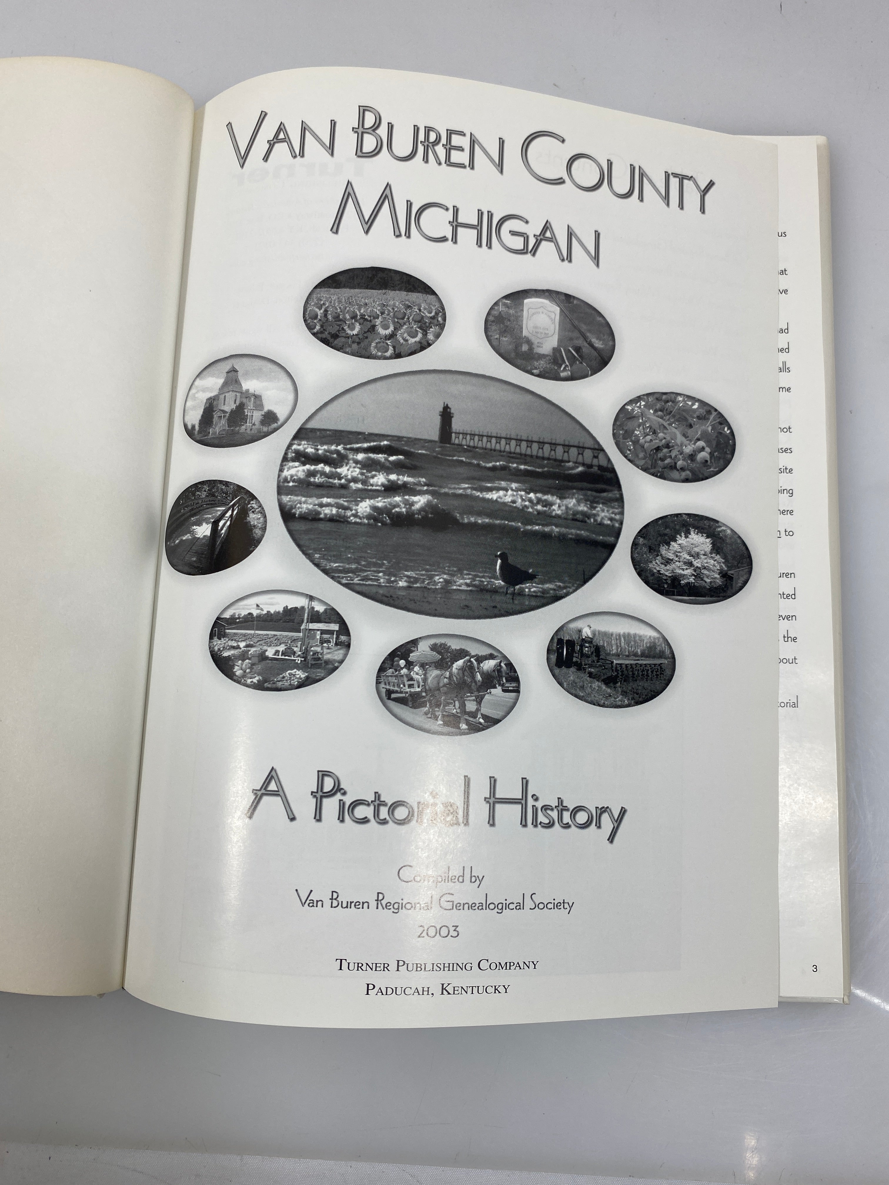 Van Buren County Michigan a Pictorial History 2003 HCDJ