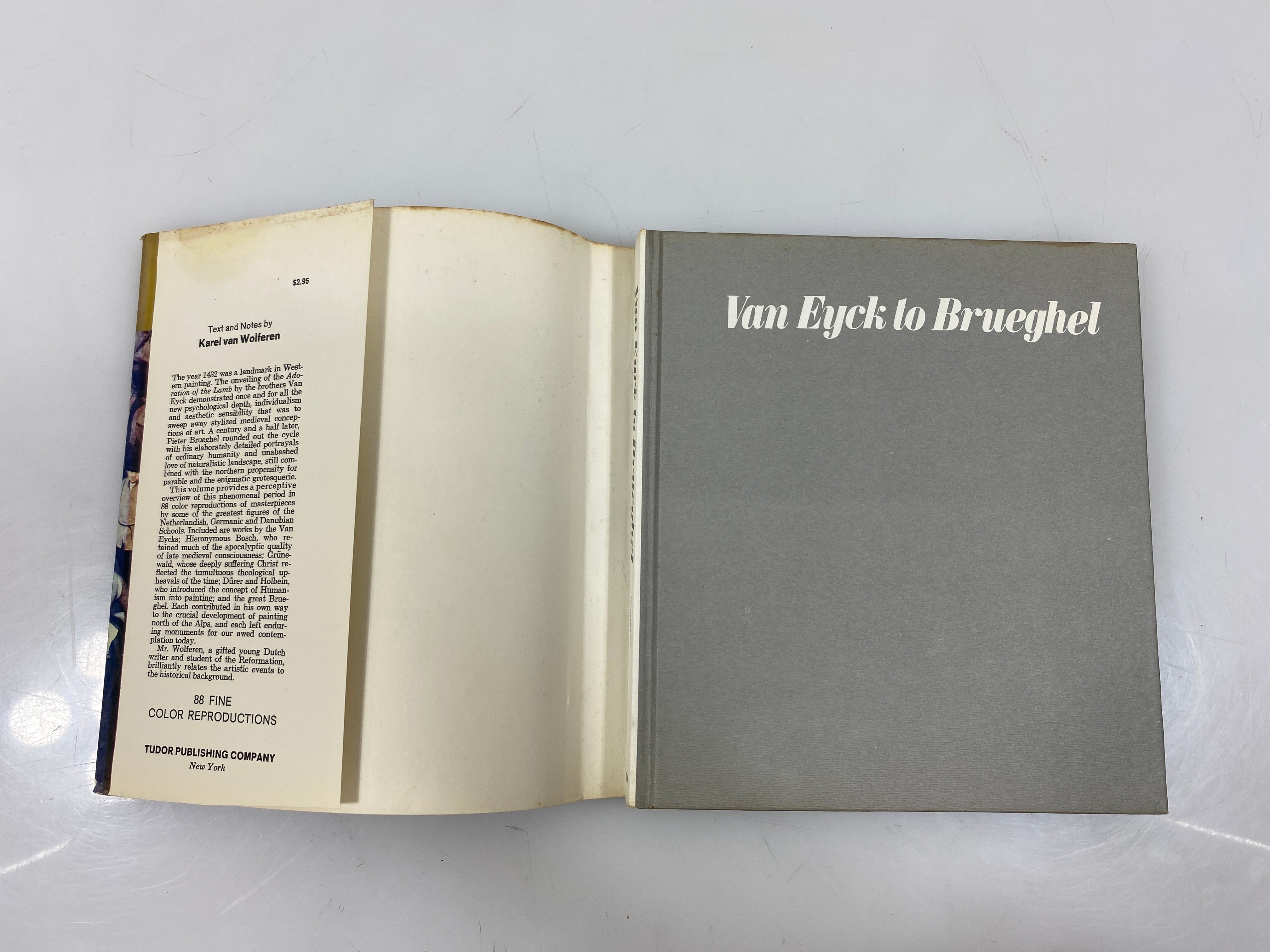 Van Eyck to Brueghel Tudor Publishing Co. 1970 HCDJ