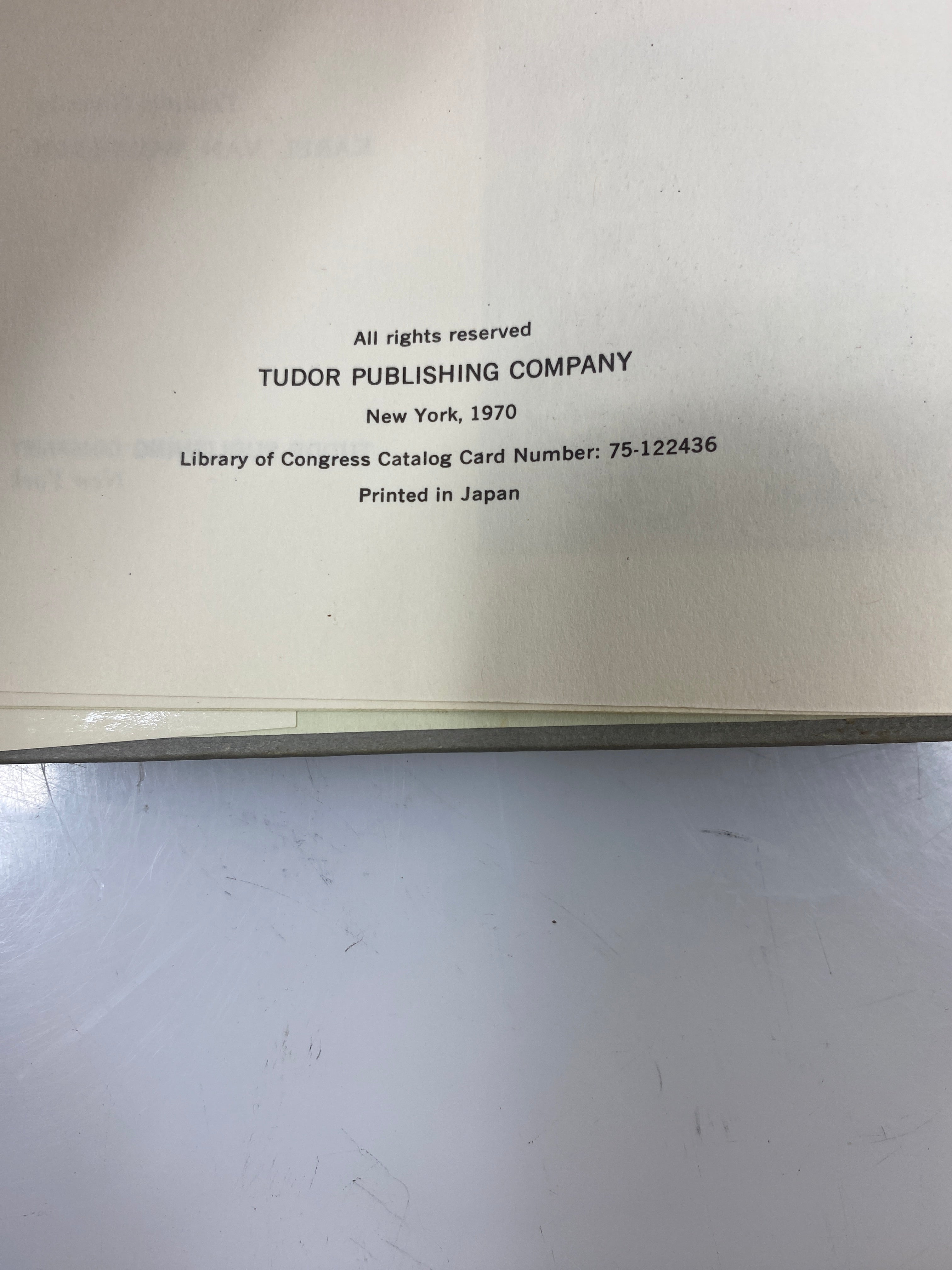 Van Eyck to Brueghel Tudor Publishing Co. 1970 HCDJ