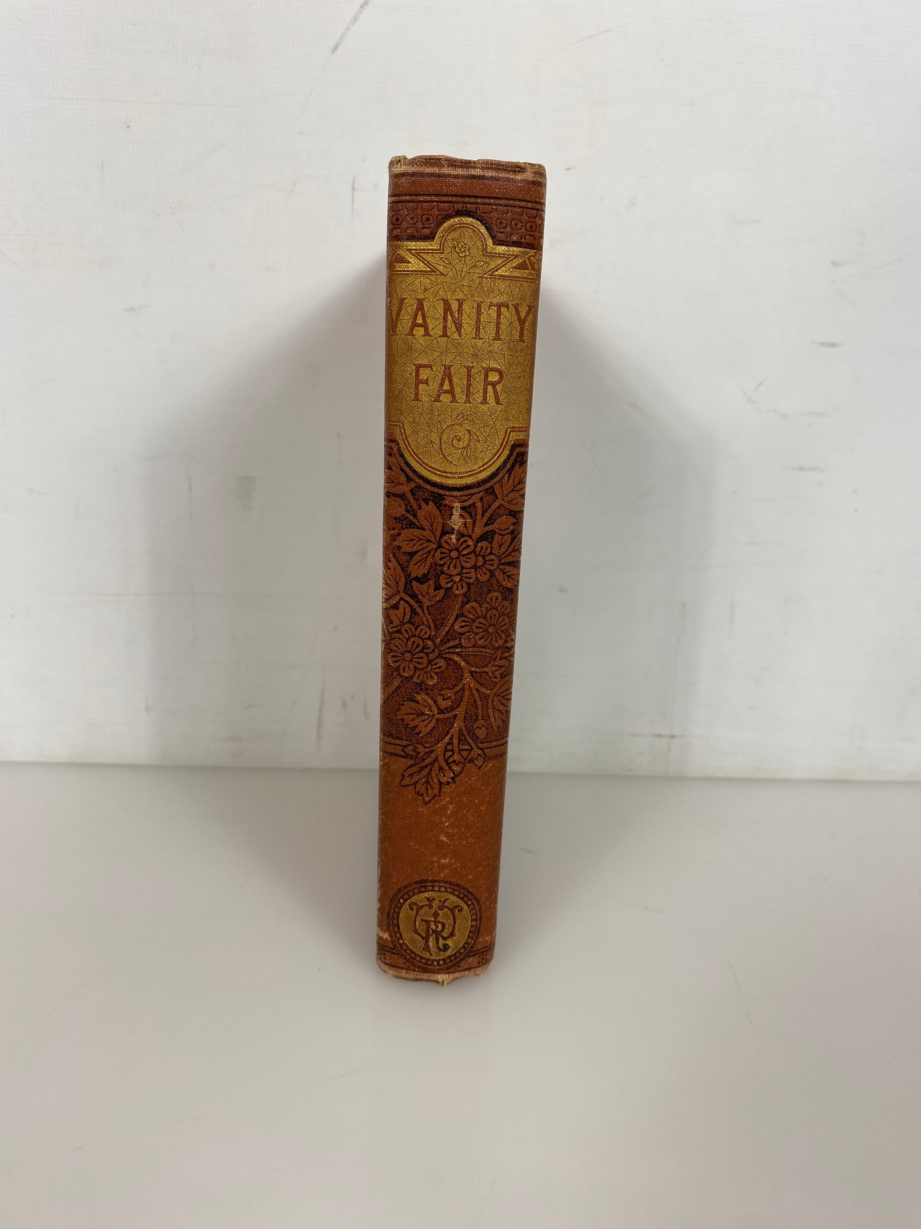 Vanity Fair Illustrated by Thackeray Undated J.W. Lovell Antique HC