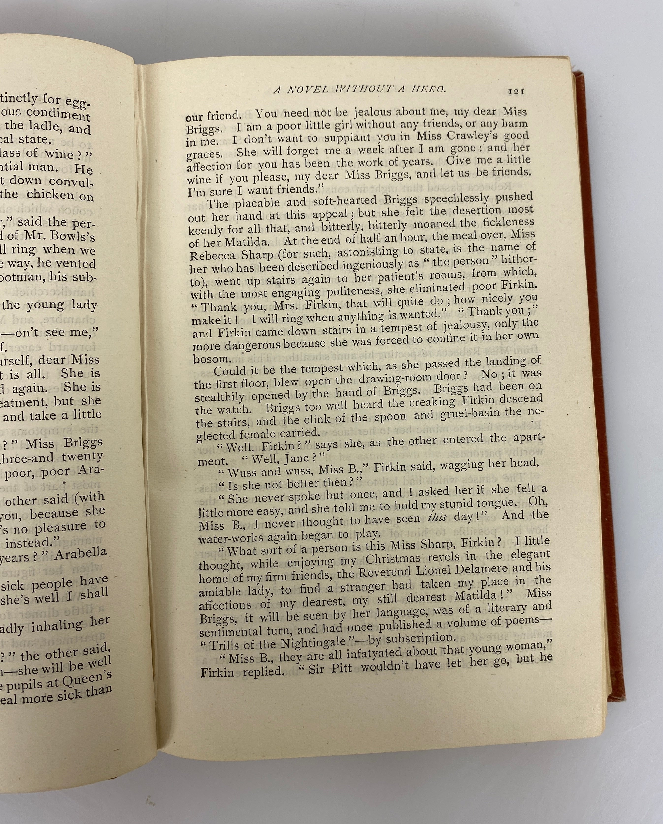 Vanity Fair Illustrated by Thackeray Undated J.W. Lovell Antique HC