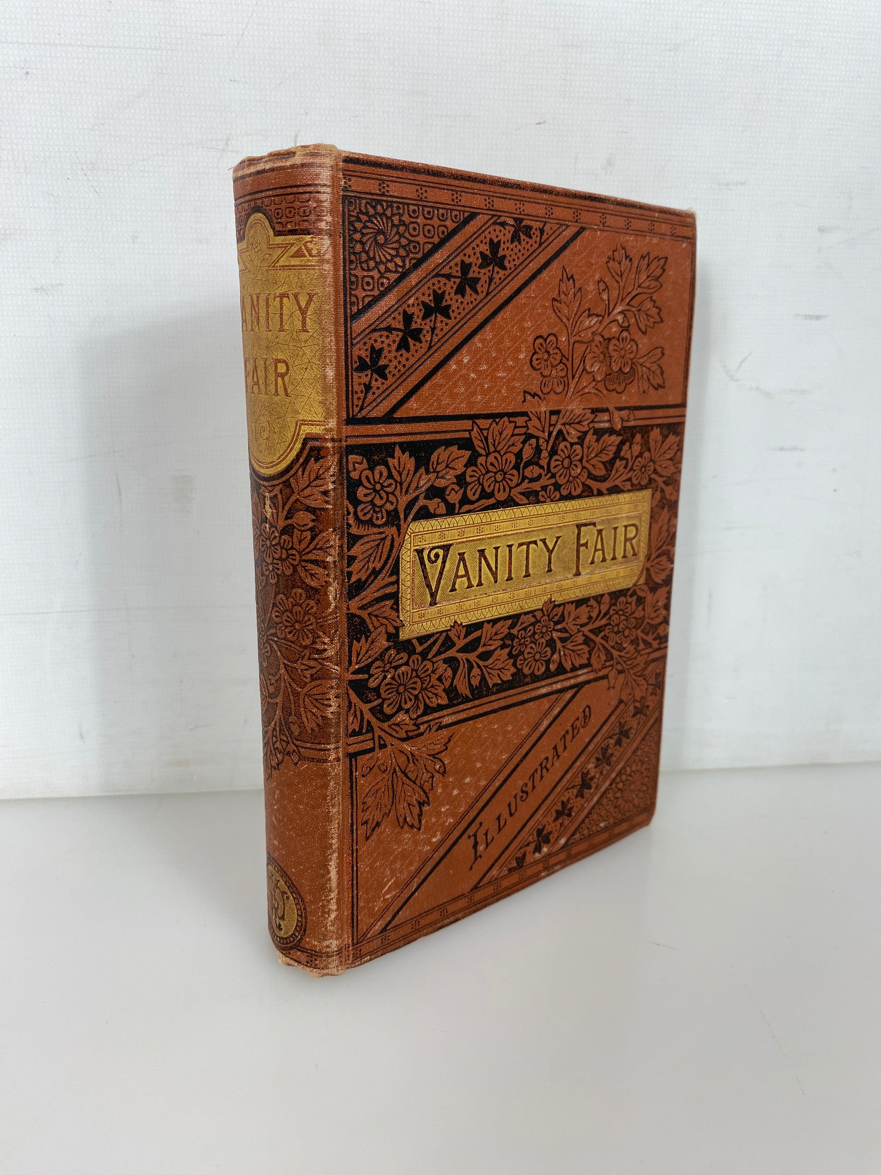 Vanity Fair Illustrated by Thackeray Undated J.W. Lovell Antique HC