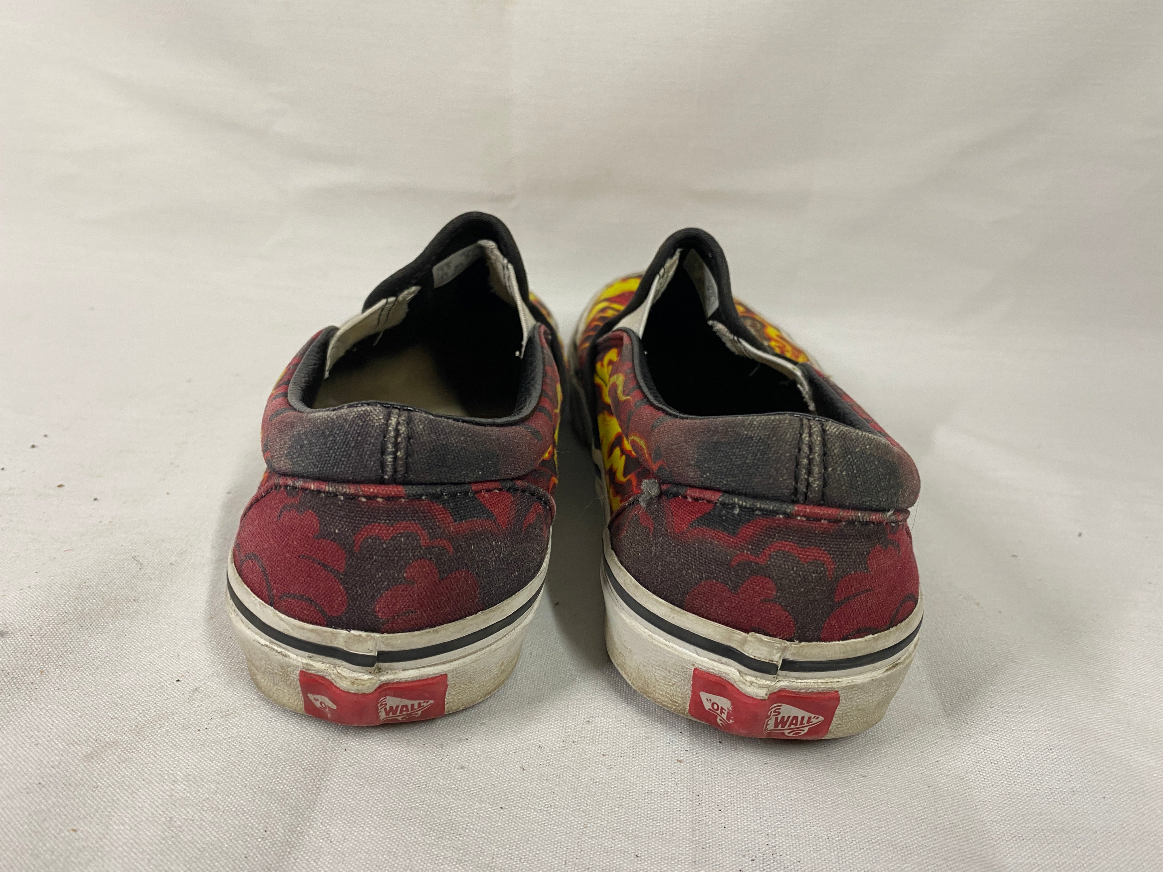 Vans Classic Slip-On Samurai Rising Flames Shoes