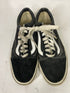 Vans Old Skool Sneakers Black Suede Upper w/ Bold White Side Strip Men's 7/Women's 8.5