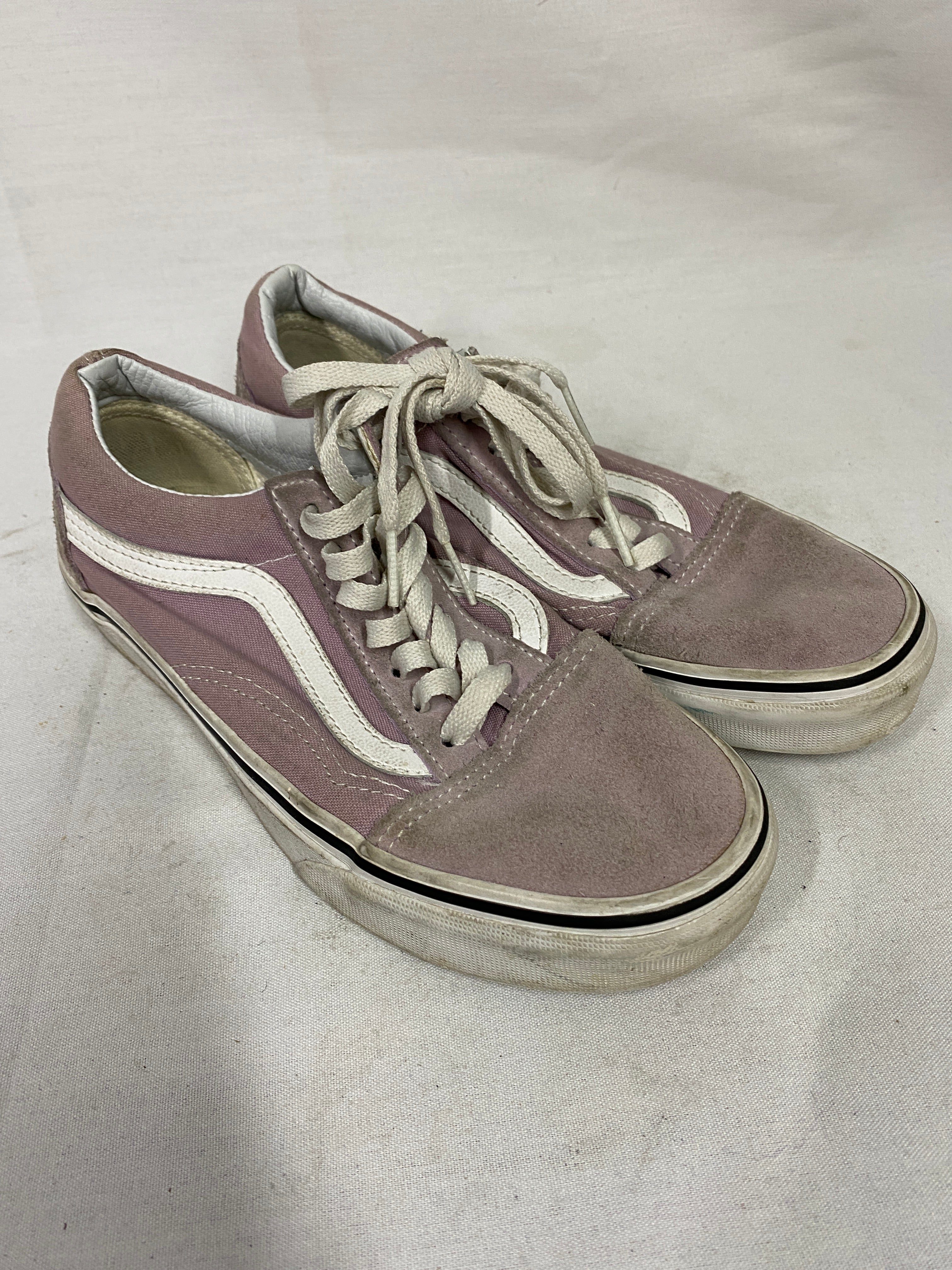 Vans OldSkool Shoes Lilac Suede and Canvas Men's Size 5/Women's 6.5