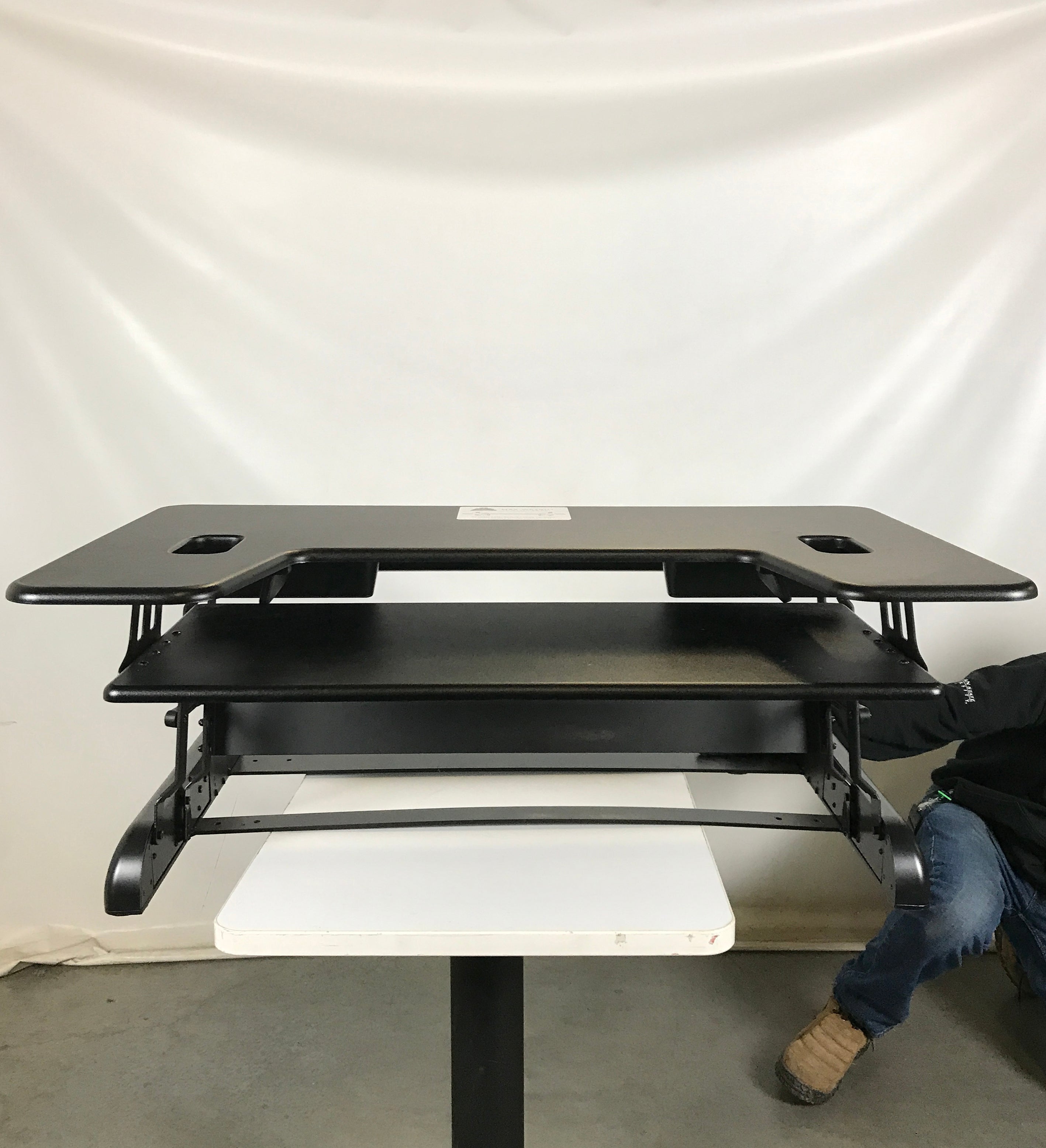 Varidesk Cube Plus 40 Two-Tier Standing Desk
