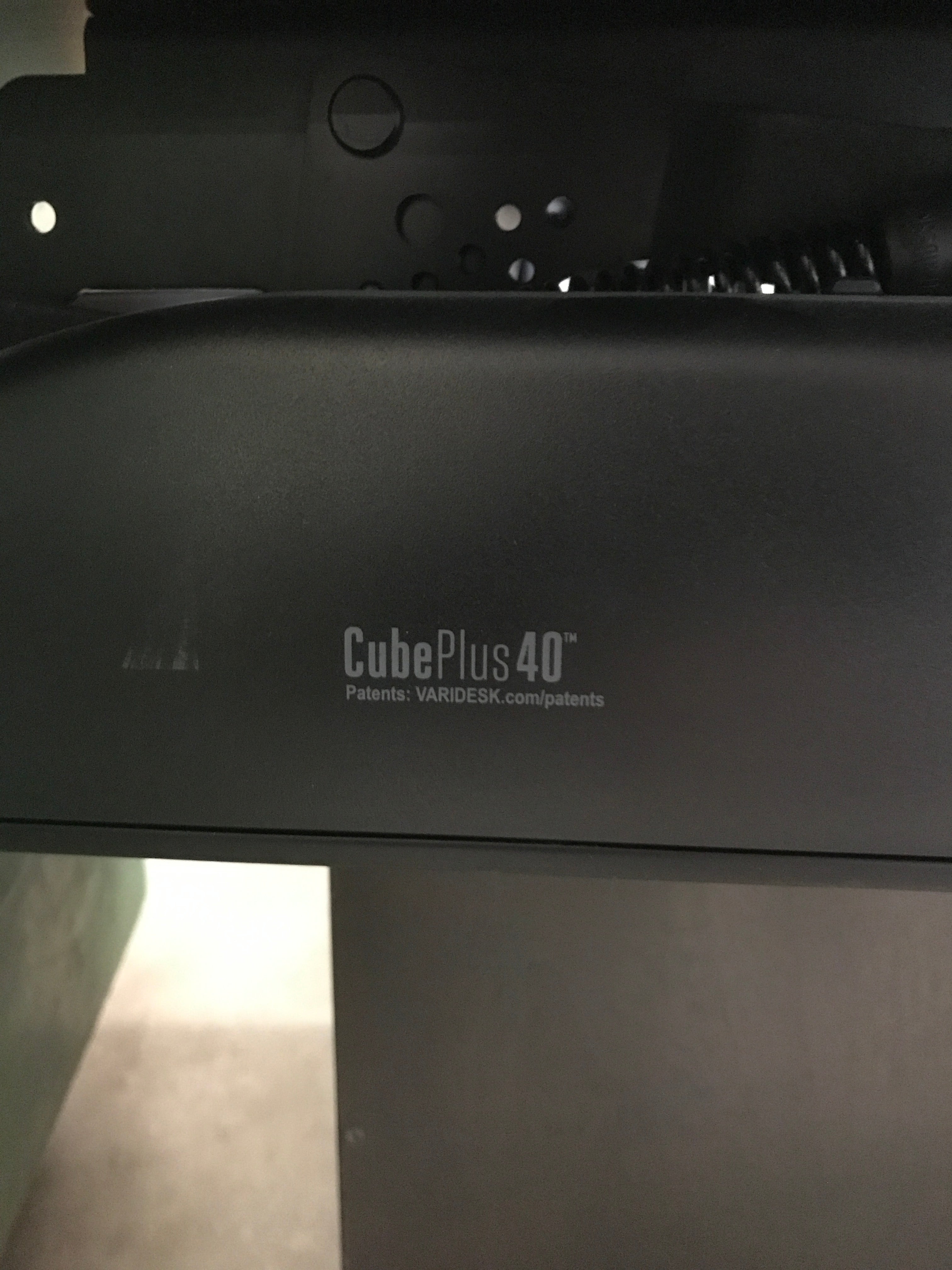 Varidesk Cube Plus 40 Two-Tier Standing Desk