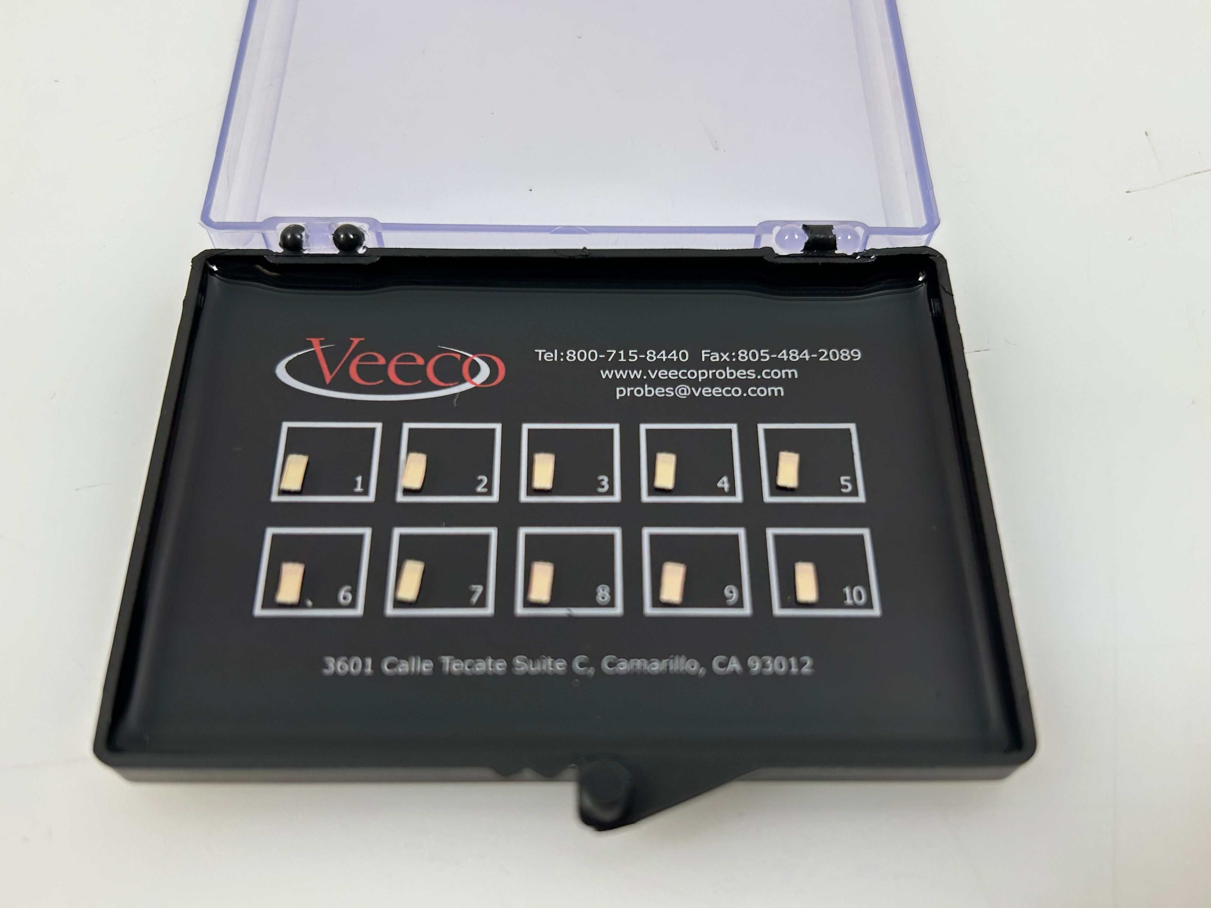 Veeco Probe Kit for AFM (Atomic Force Microscopy) Non-Conductive Silicon Nitride