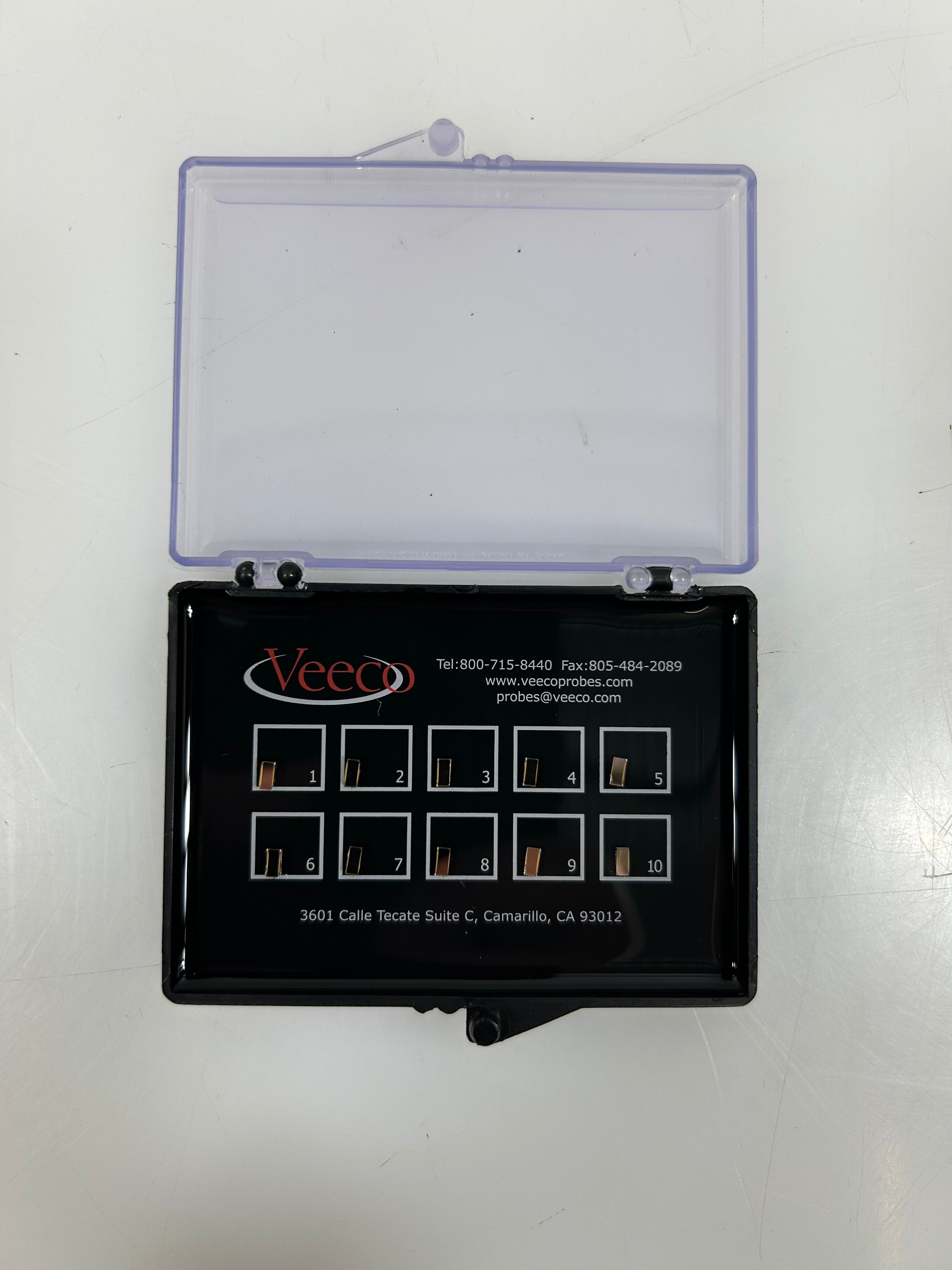 Veeco Probe Kit for AFM (Atomic Force Microscopy) Non-Conductive Silicon Nitride