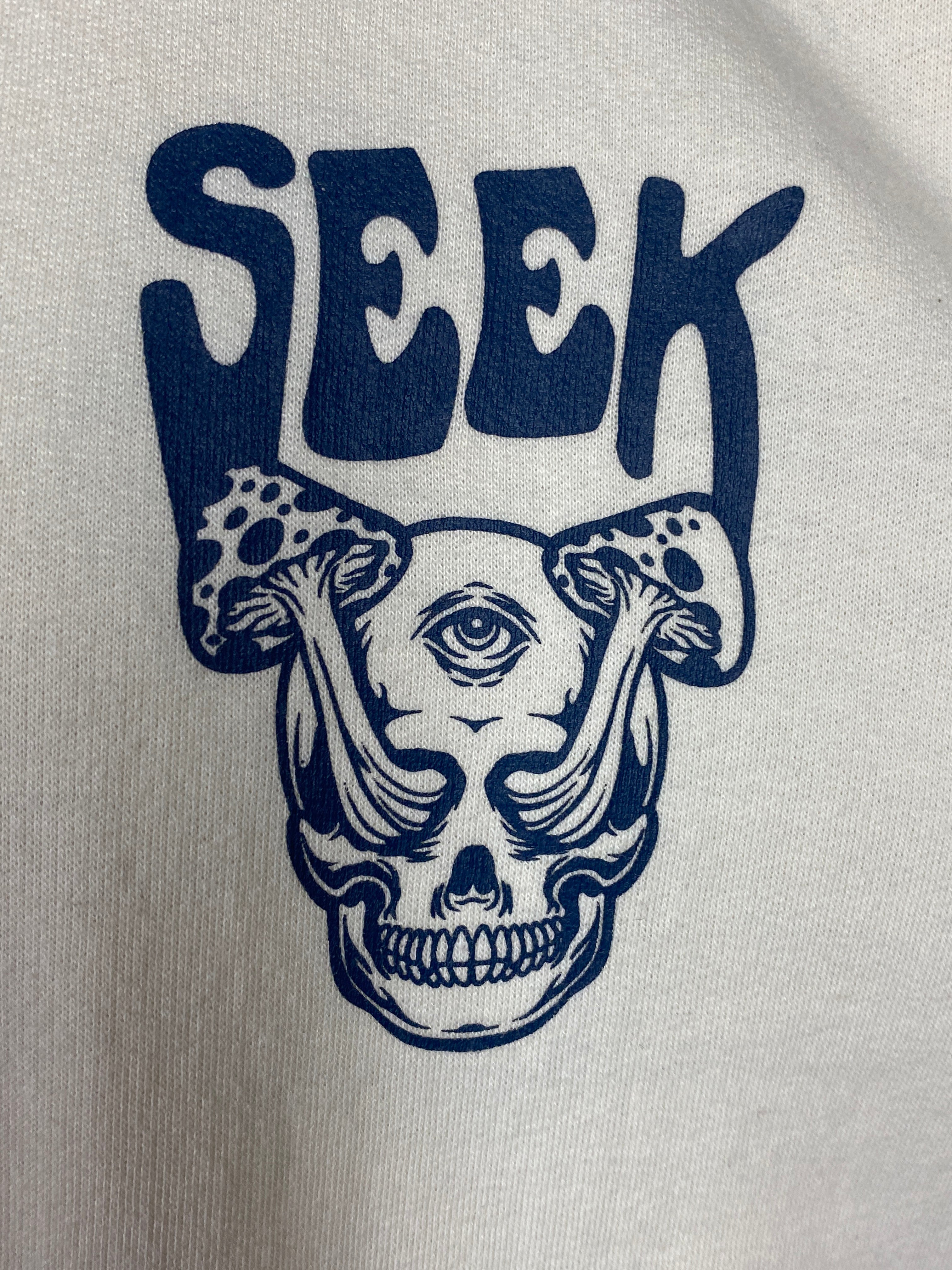 Veirdo Off-White "Seek" Hoodie Unisex Size L