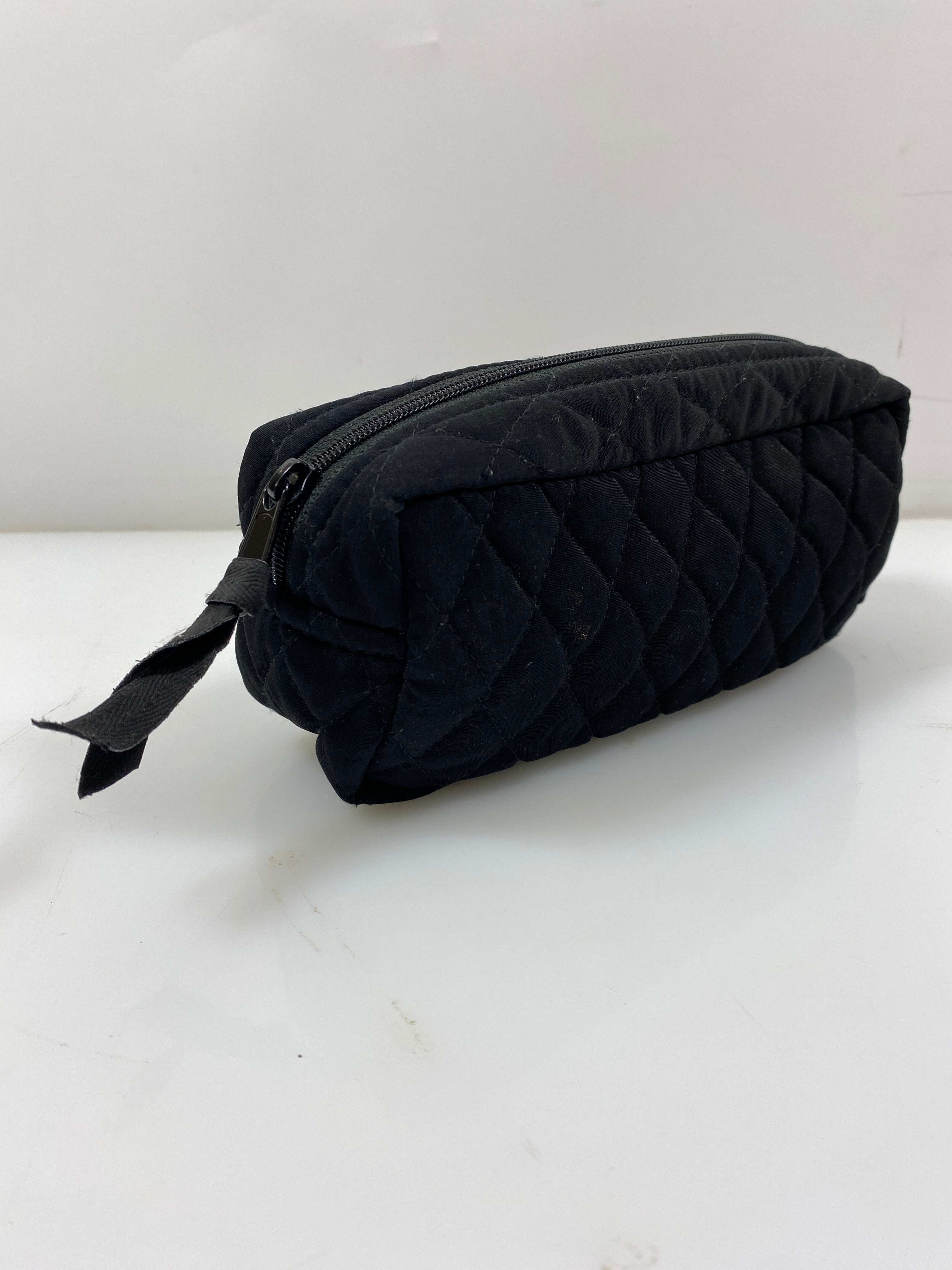 Vera Bradley Diamond Quilted Black Cosmetic Bag