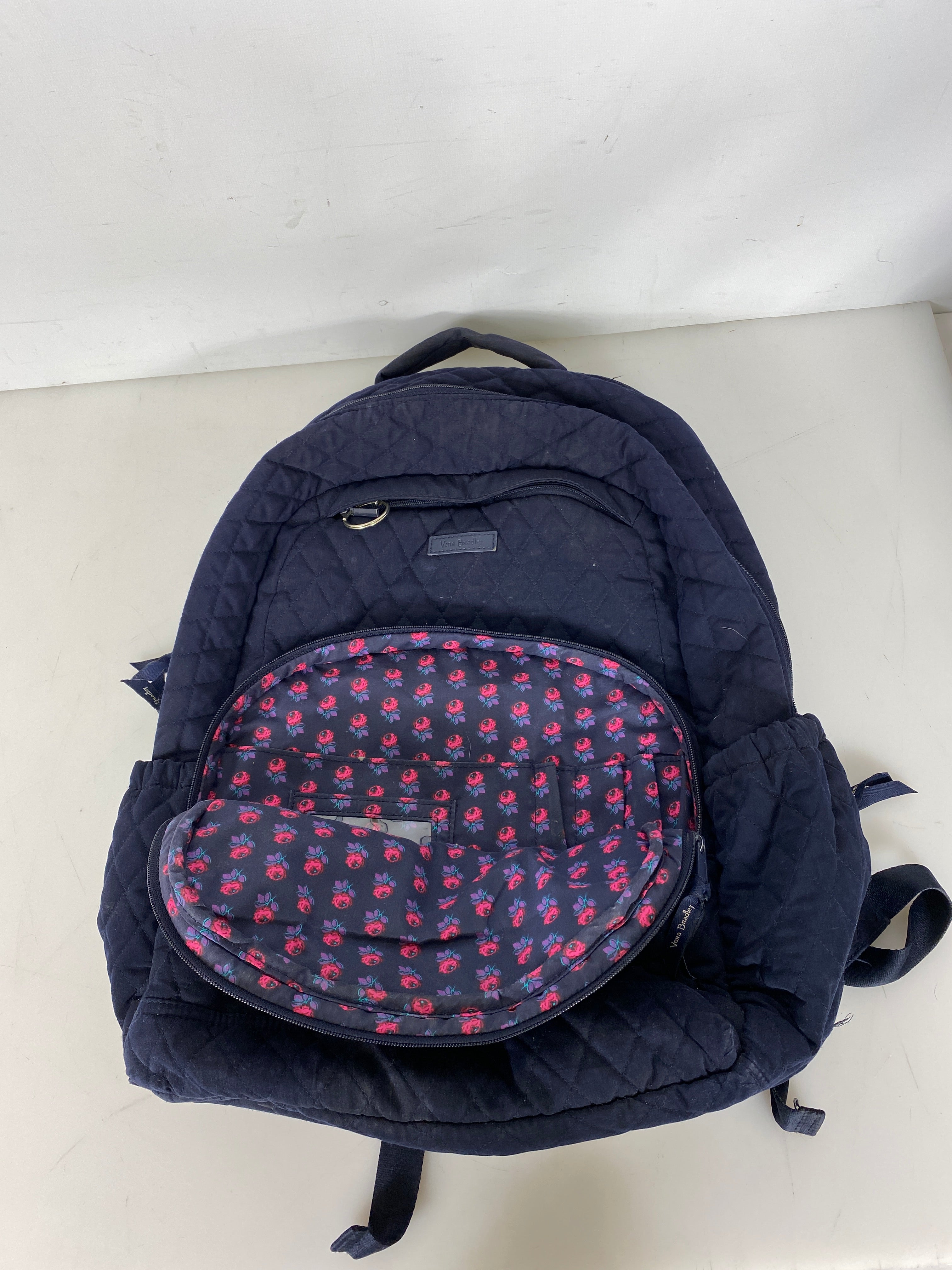 Vera Bradley Quilted Moonlight Navy Backpack