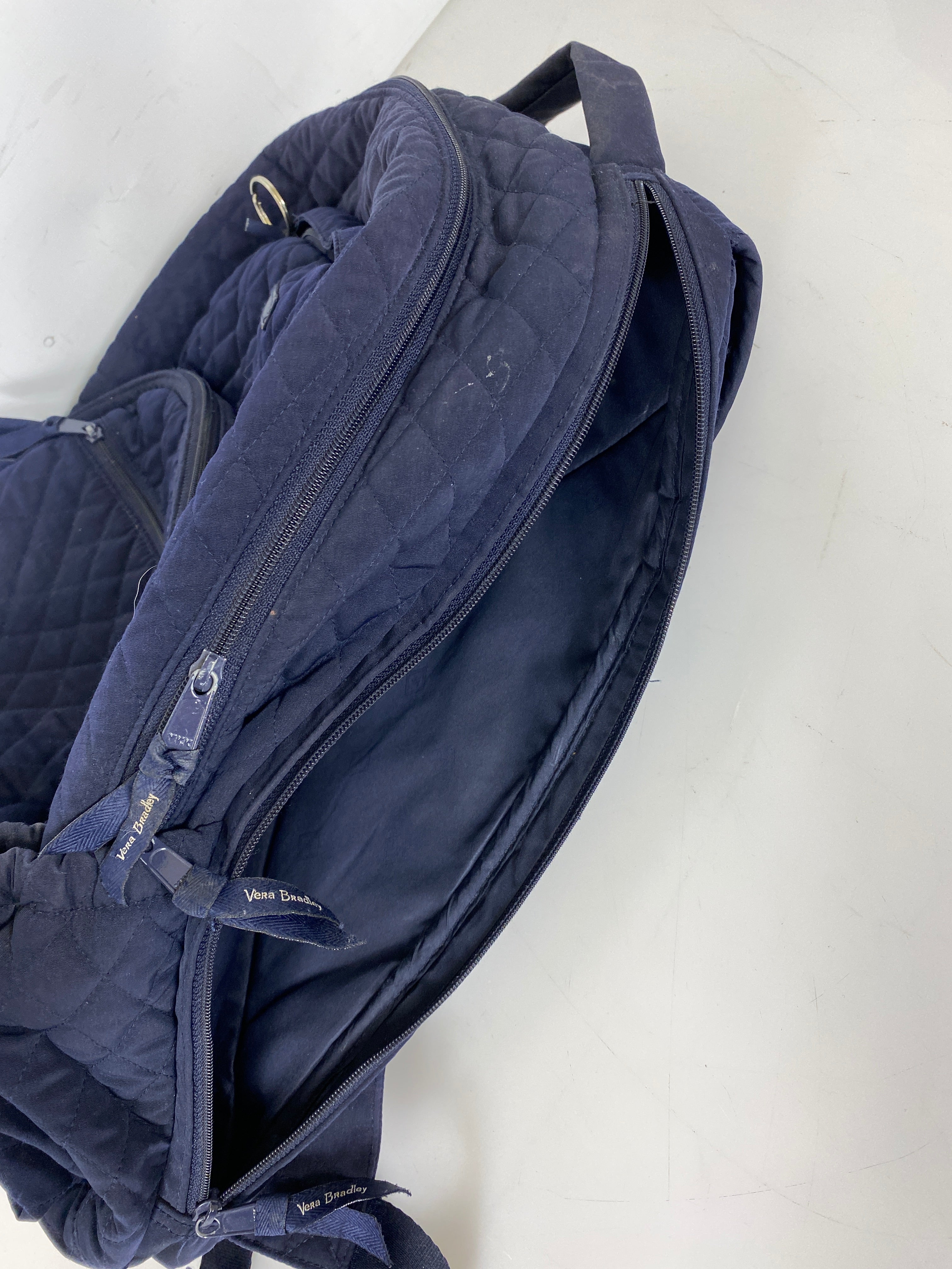 Vera Bradley Quilted Moonlight Navy Backpack