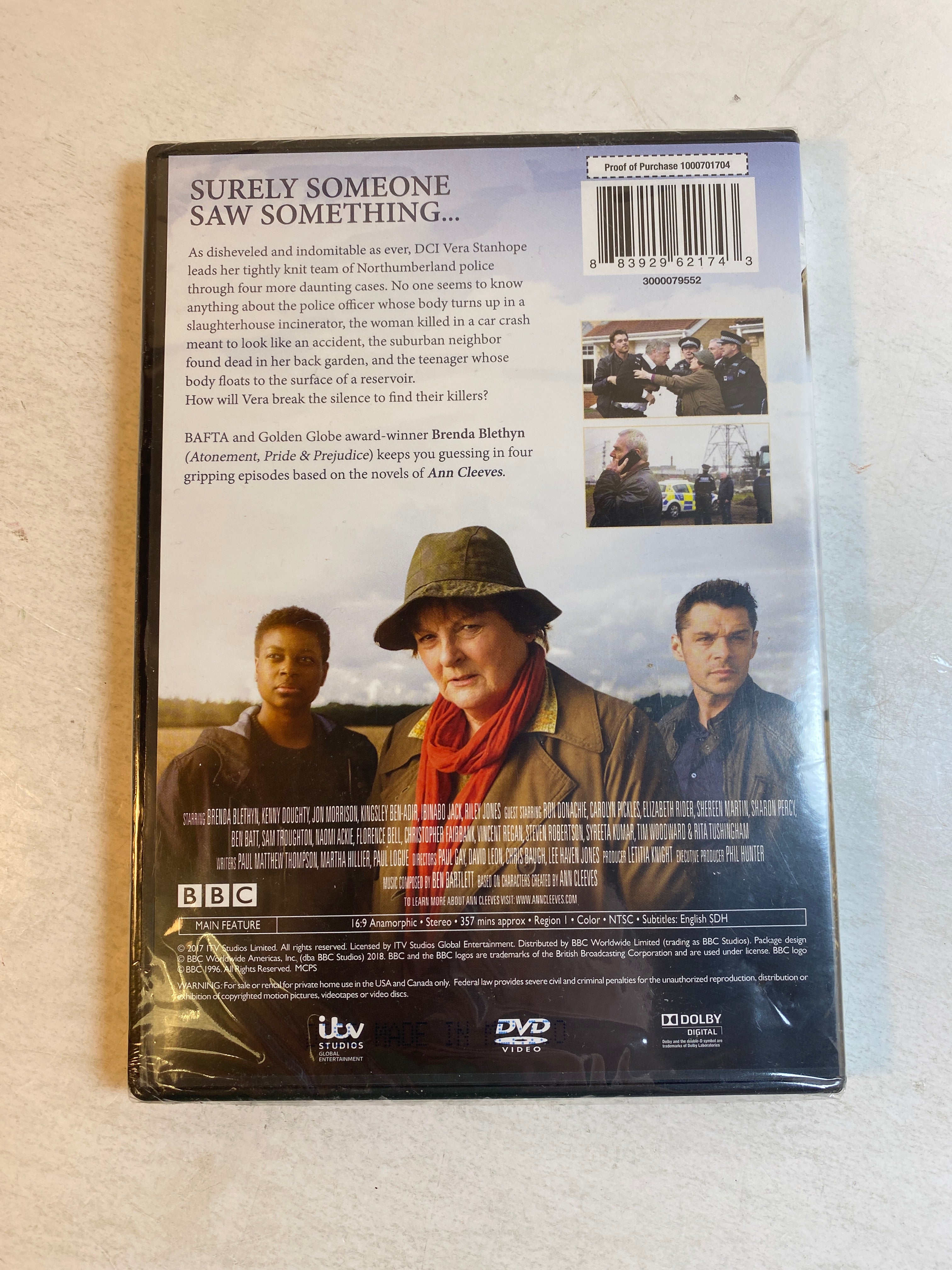 Vera Set 8 DVD 2017 *New*