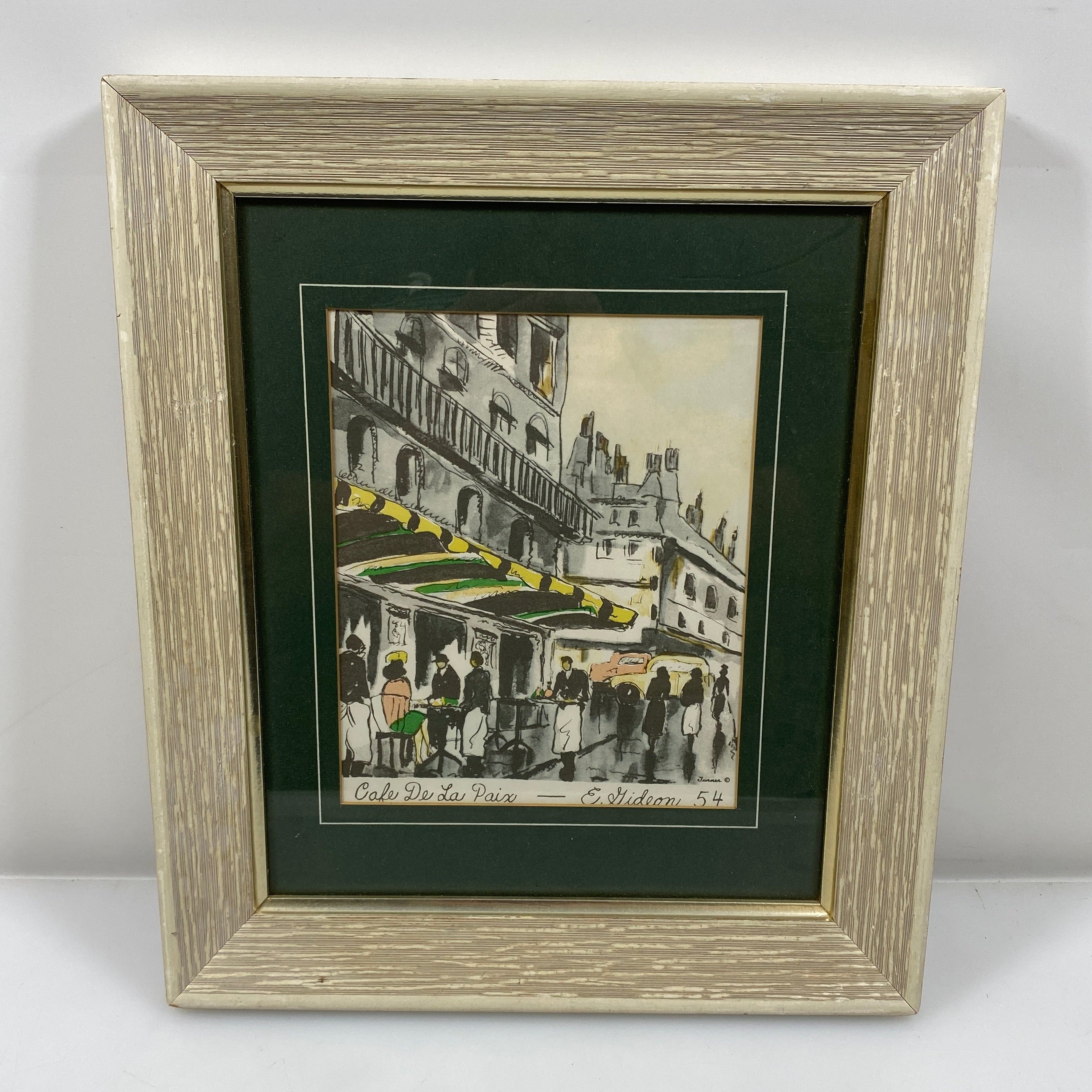 "Versailles" Framed Lithograph by E. Gideon