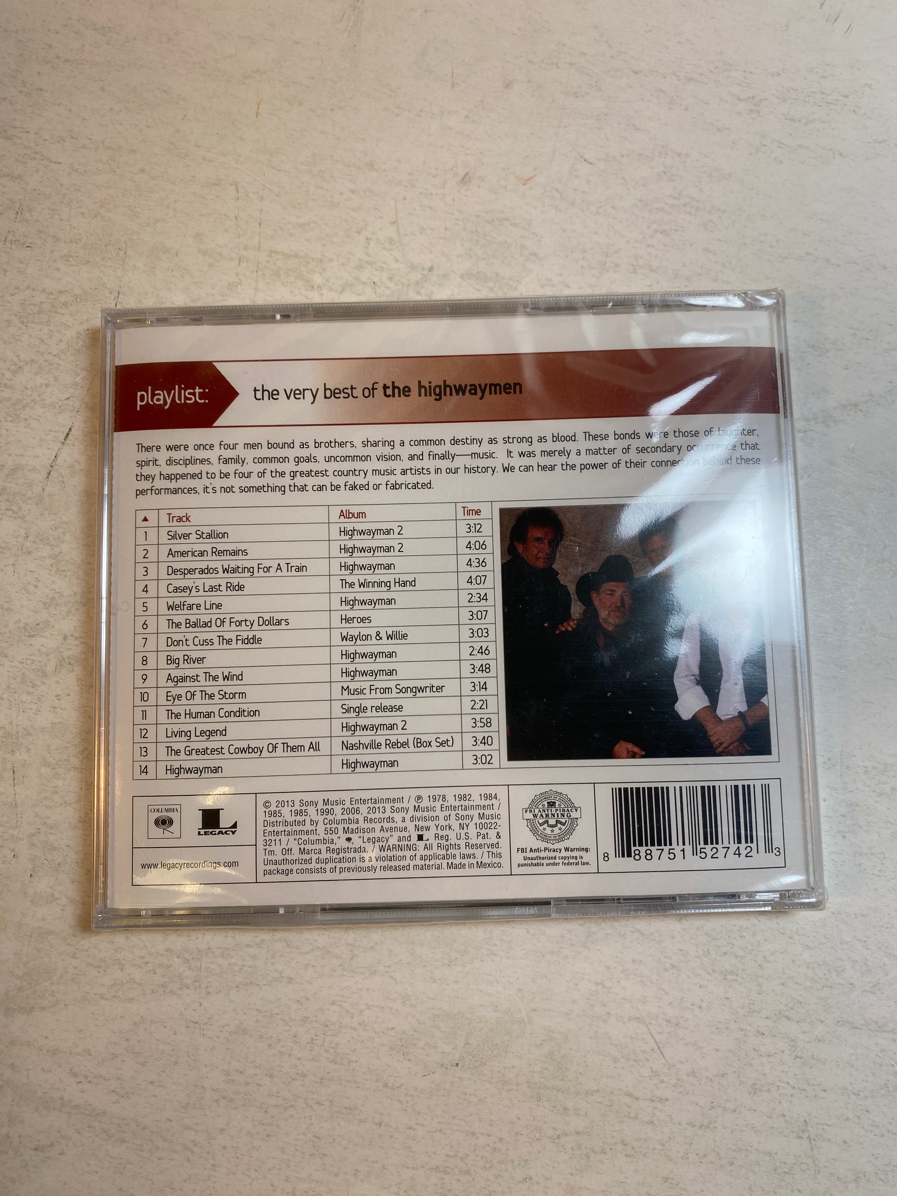 Very Best of Highwaymen CD 2013