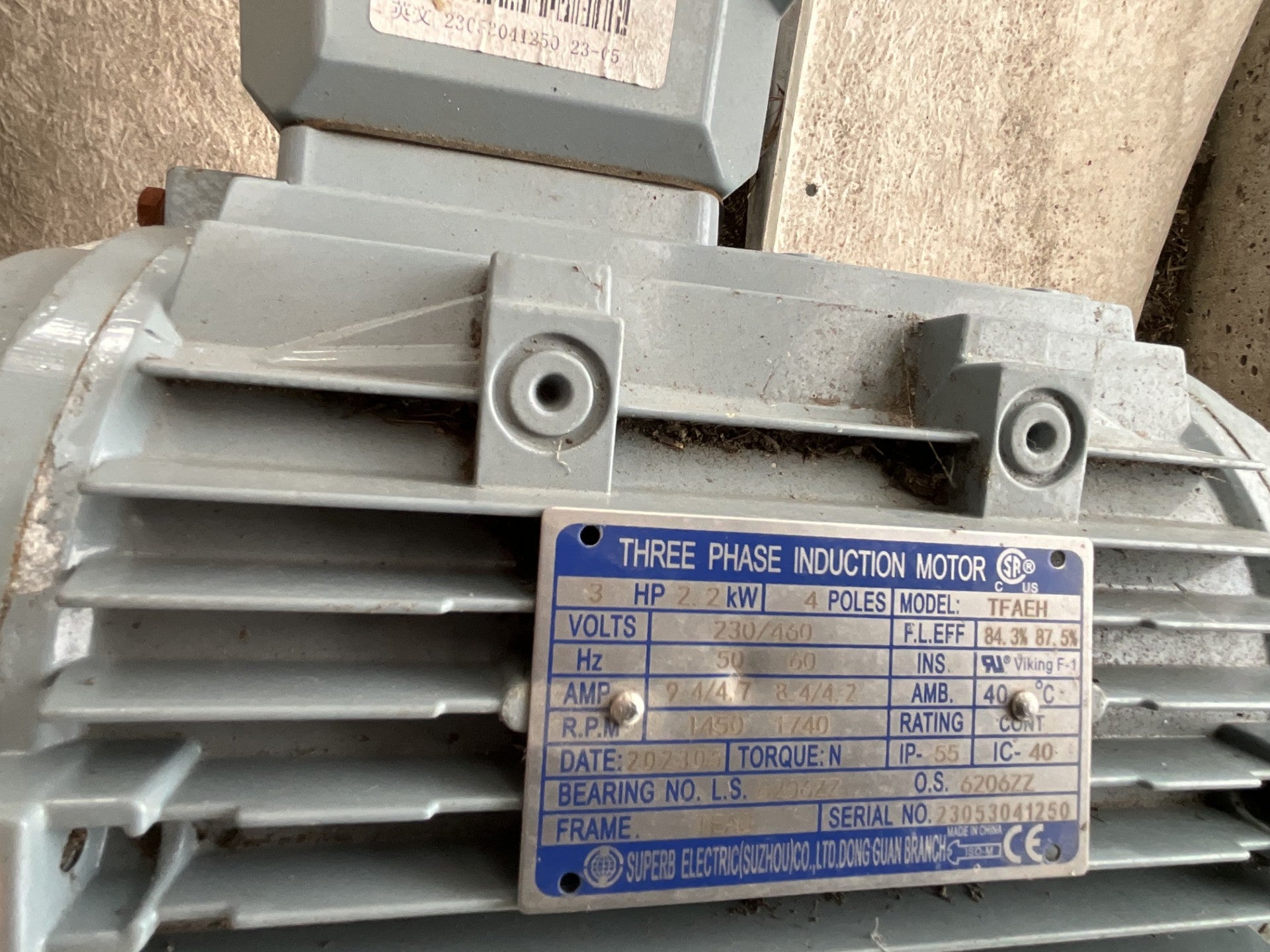 Ves-Artex 72" Ventilation Fan - 3HP 3 Phase