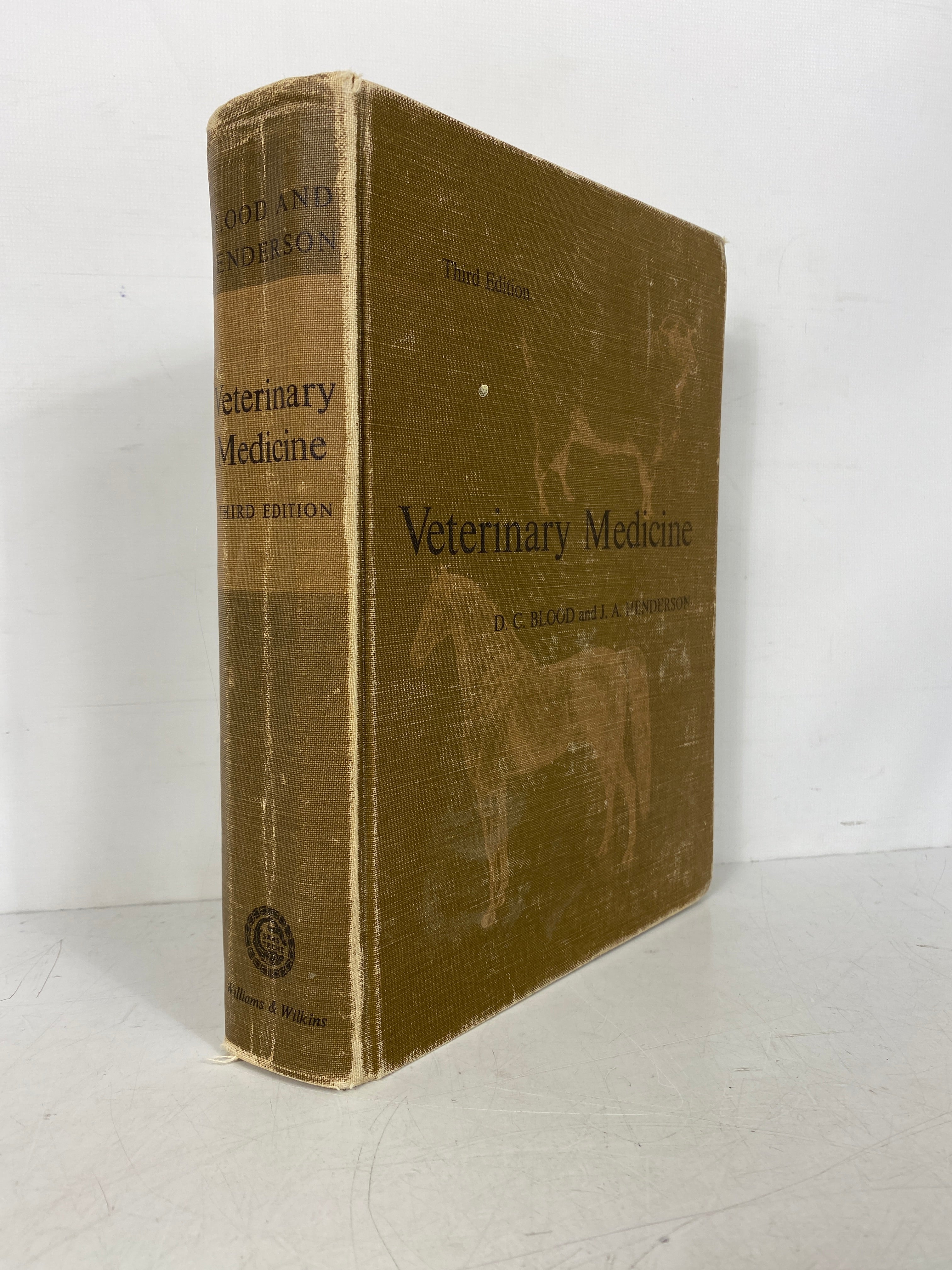 Veterinary Medicine by Blood/Henderson 1968 Third Edition HC