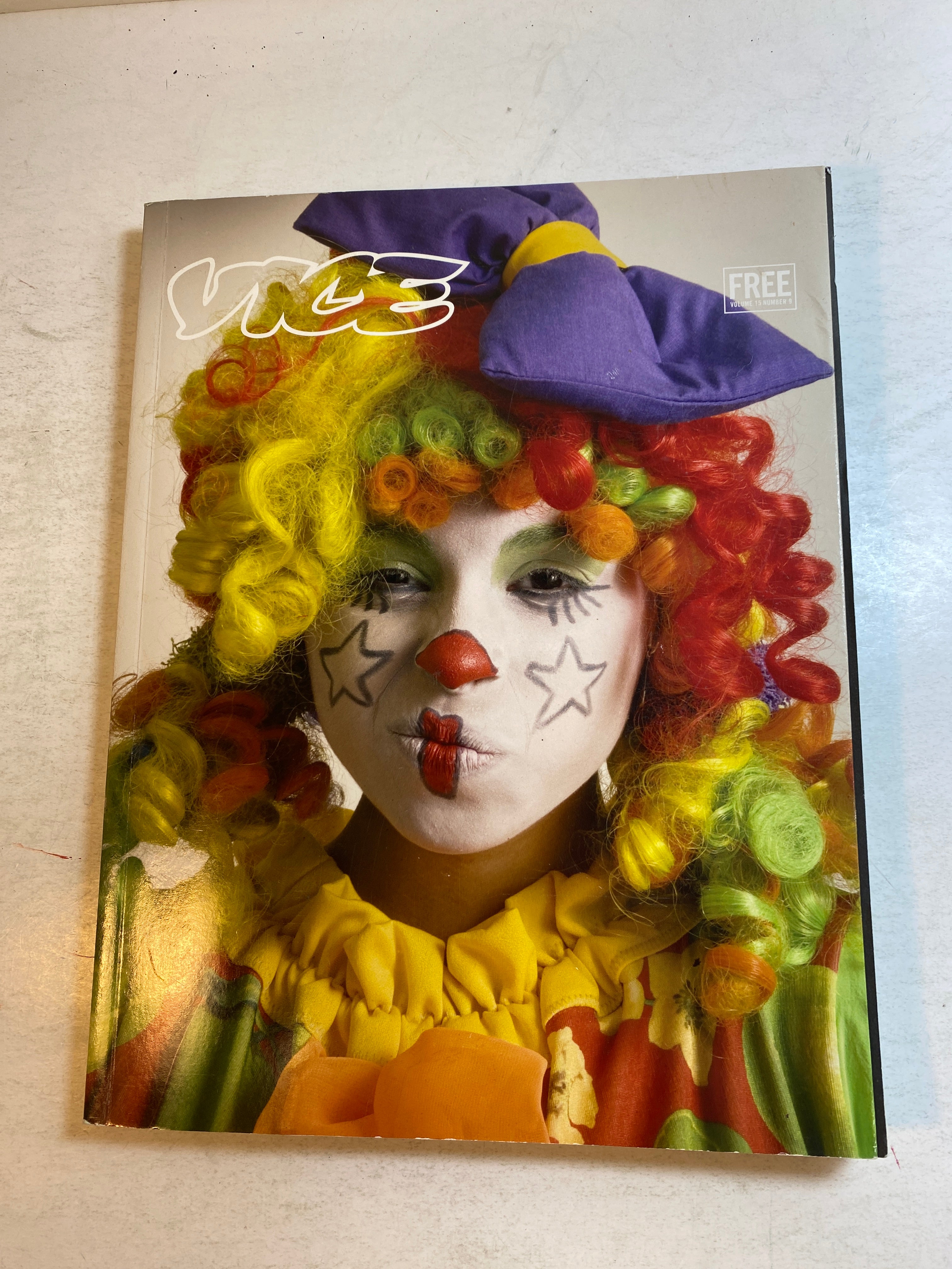 Vice Magazine Volume 15 Number 9 Clowny Clown Clown Issue