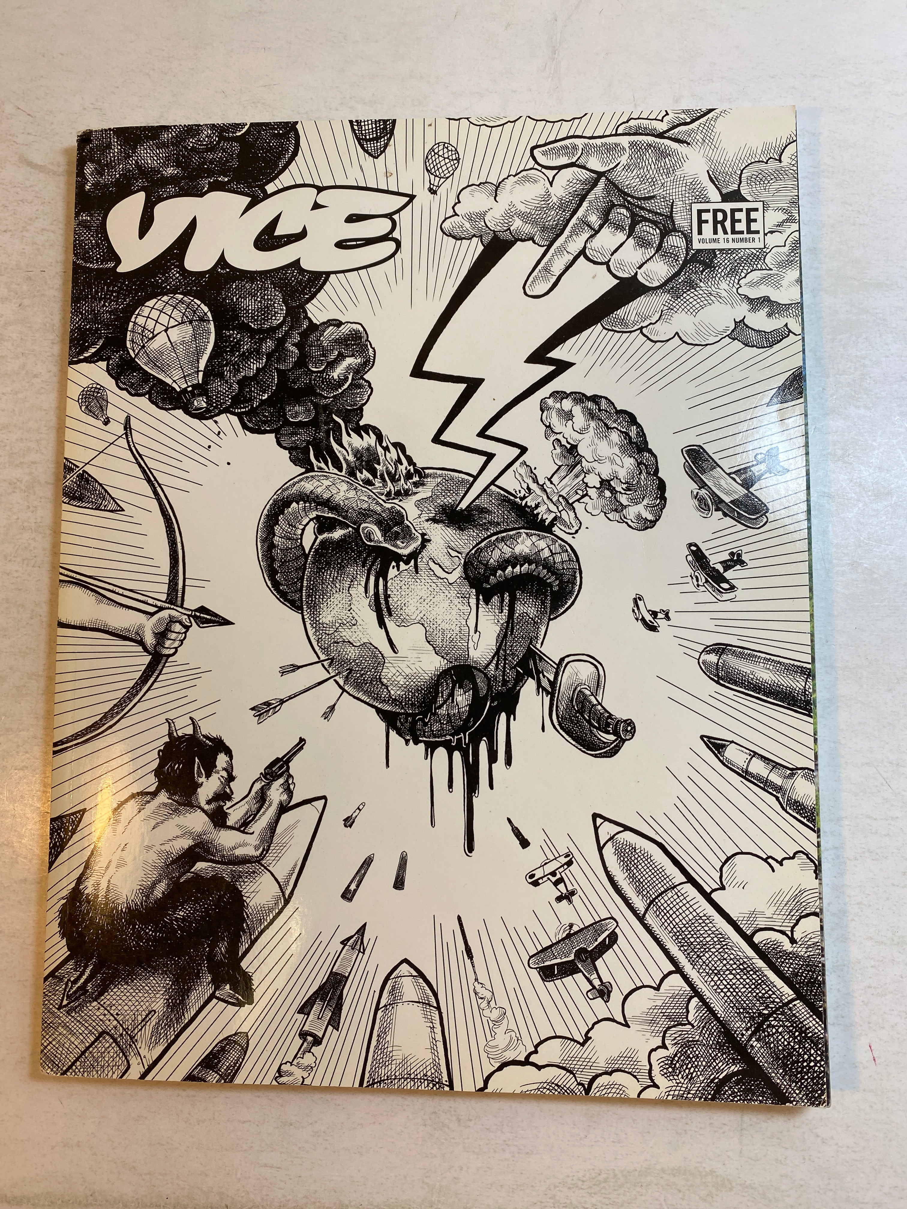 Vice Magazine Volume 16 Number 1 The Universal Sadness Issue