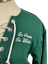 Victoria's Secret Pink MSU Green Sweatshirt Women's Size S