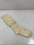 Vintage 1820 White Crocheted Lace Sock