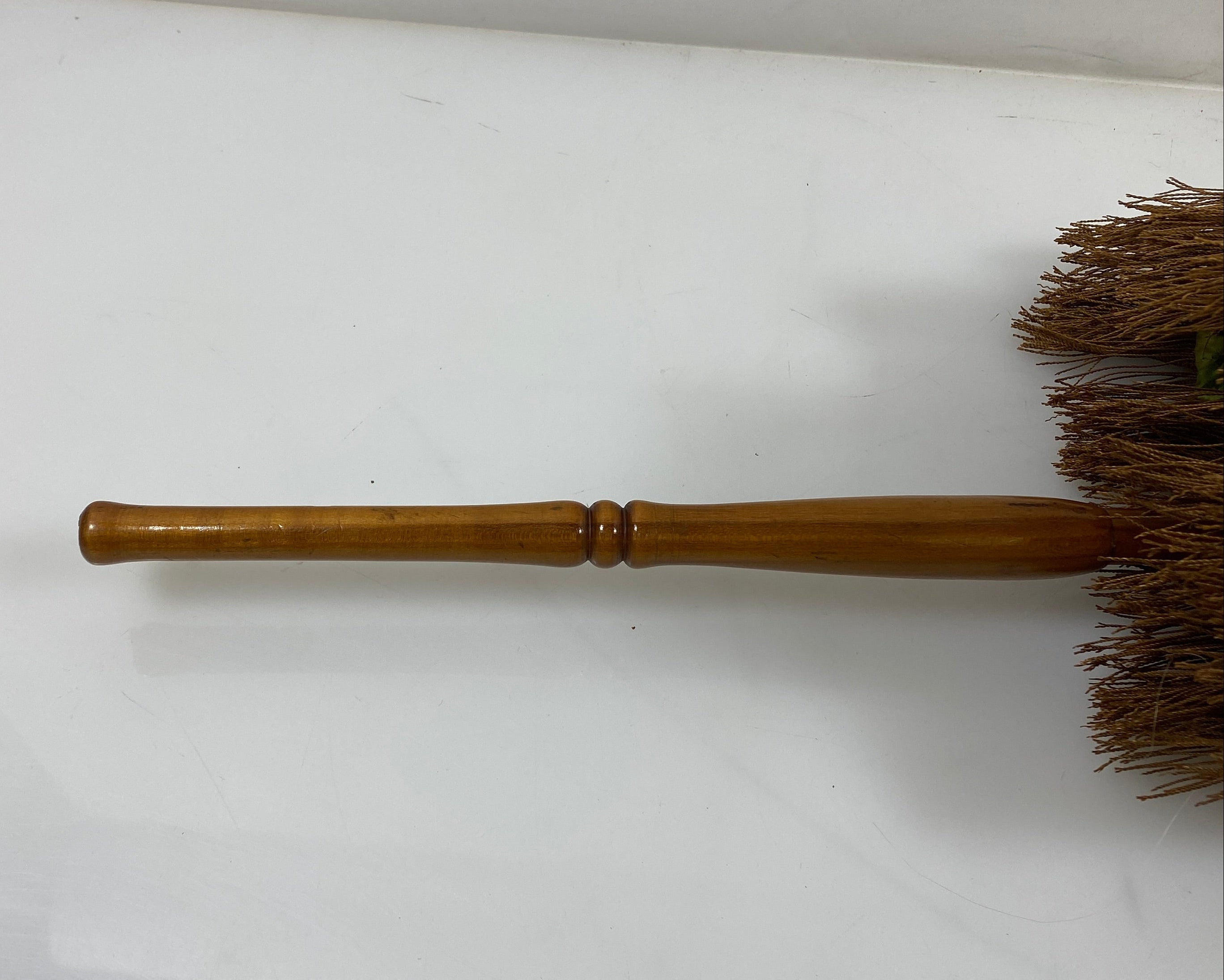 Vintage 1860's-1880's Tan and Green Parasol