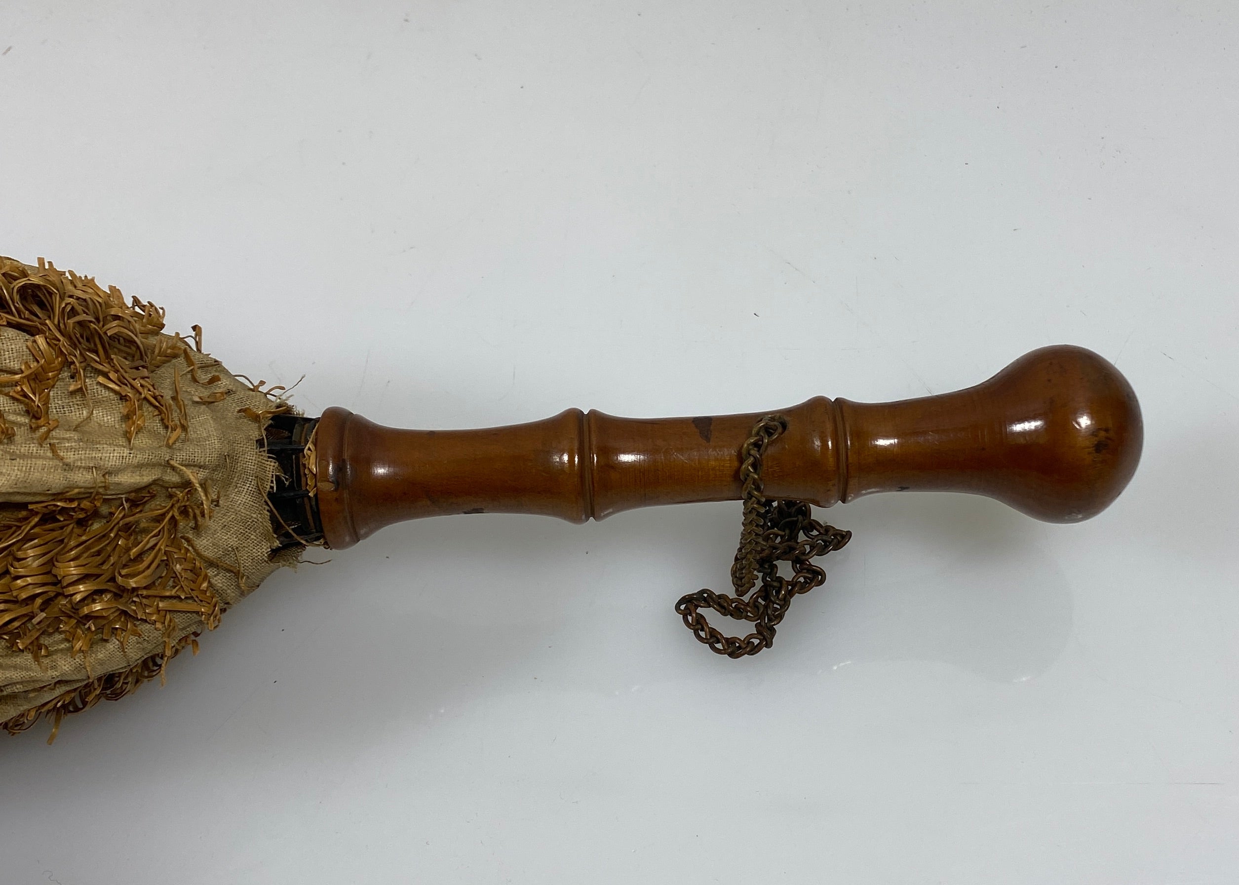 Vintage 1860's-1880's Tan and Green Parasol
