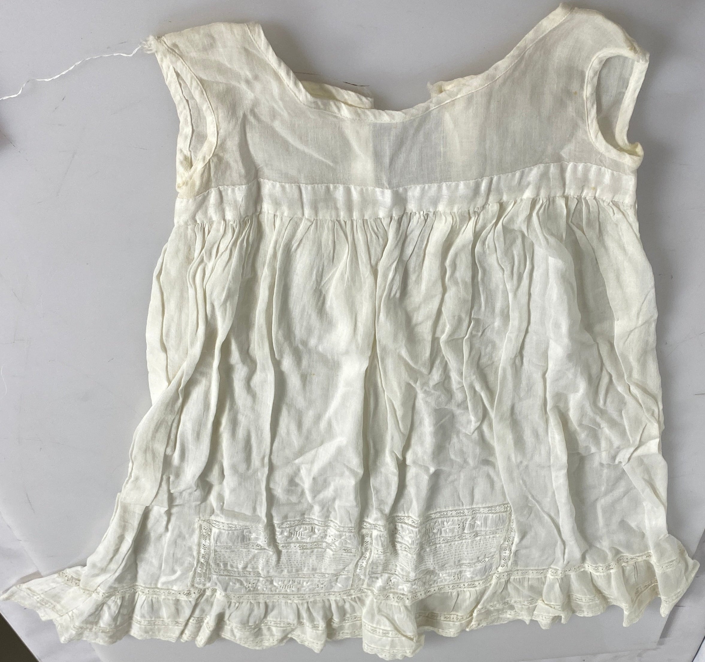 Vintage 1860's Baby Slip