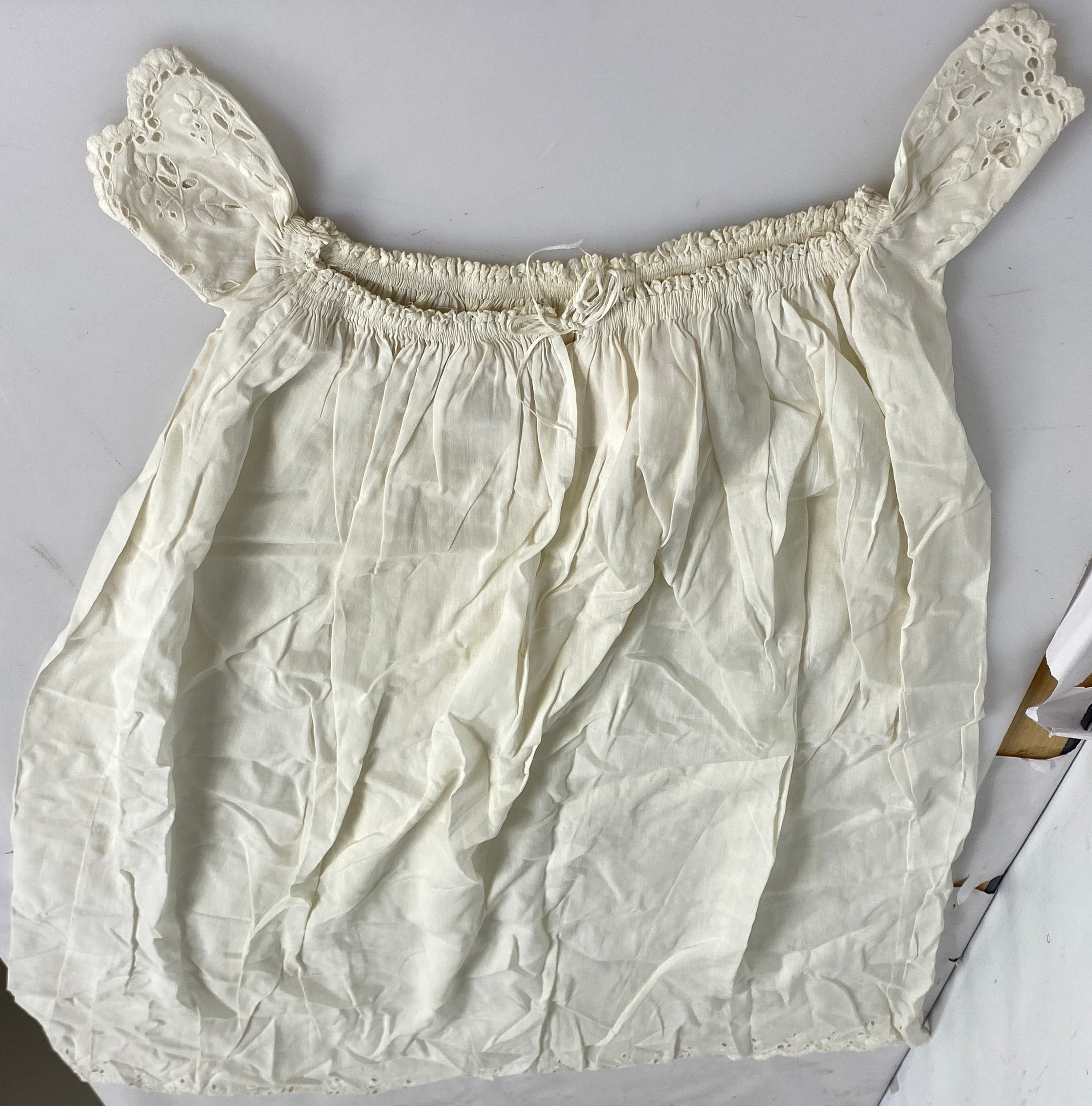 Vintage 1860's Baby Slip