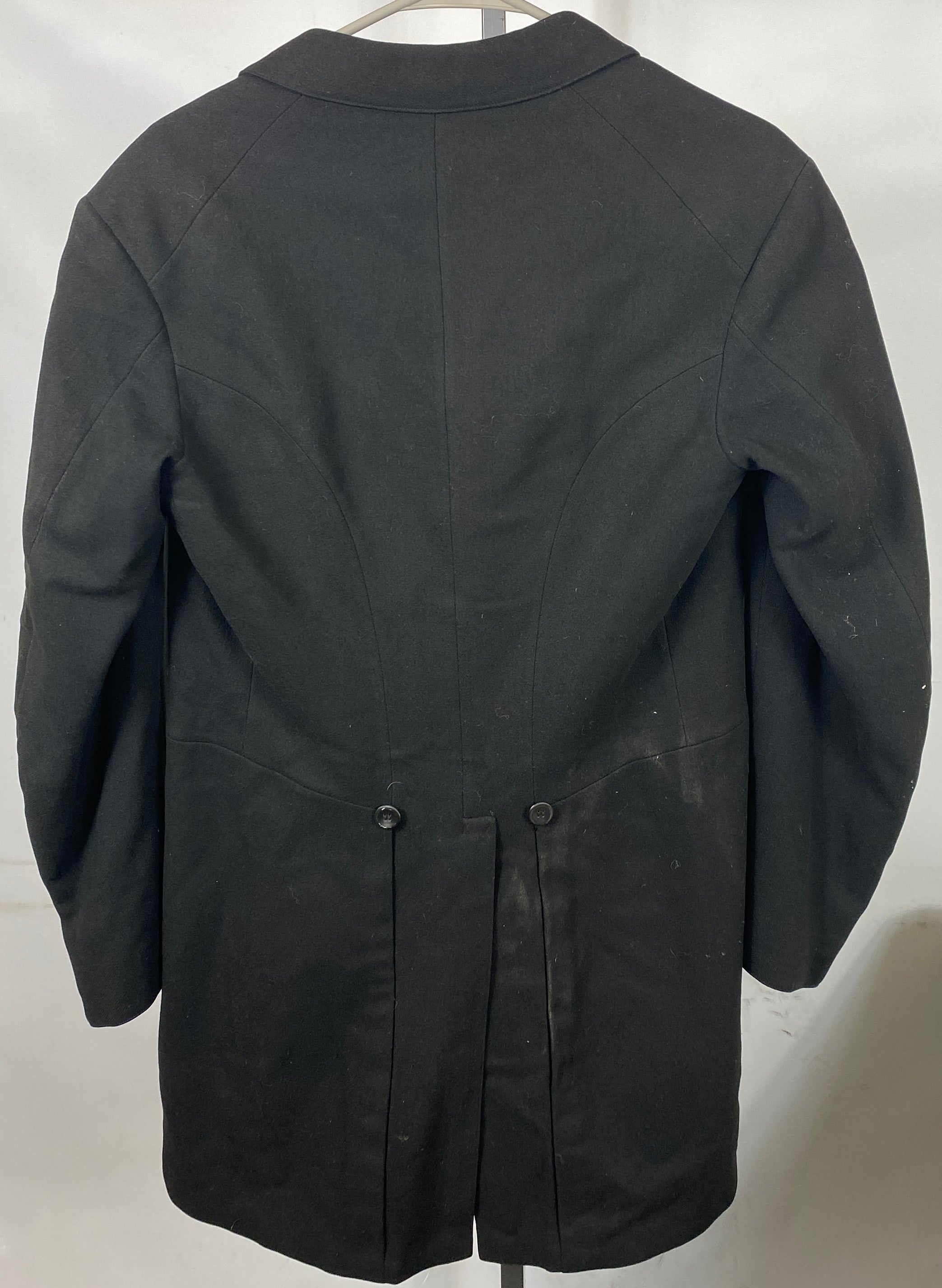 Vintage 1880's-1910's Black Frock Coat Men's Size Unknown