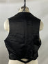 Vintage 1880s-1910s Black Vest Men's Size Unknown